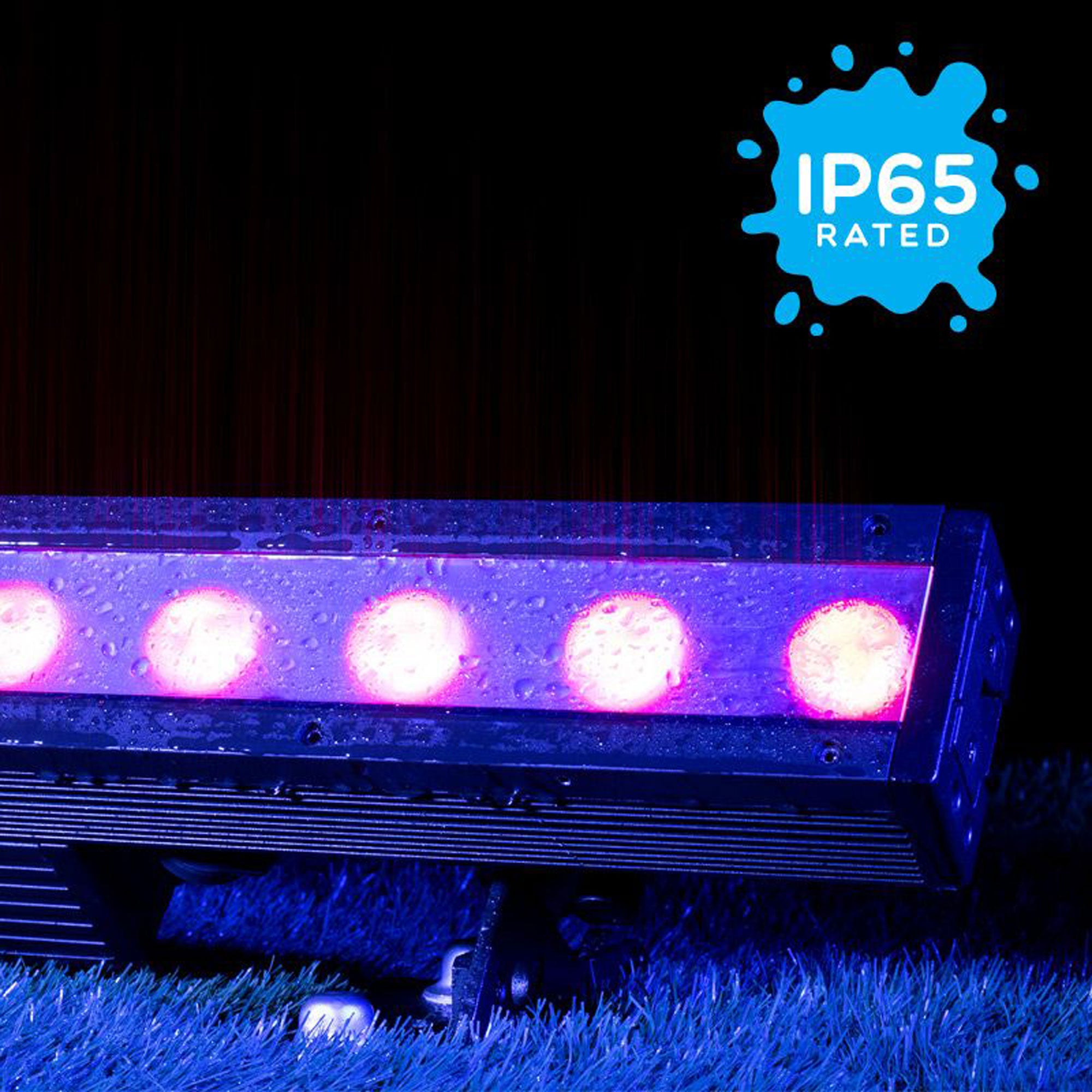 American DJ Encore LB15IP Heavy-Duty IP65 Outdoor Rated Wash Bar with 15 x 20 Watt Quad LEDs (RGBL)