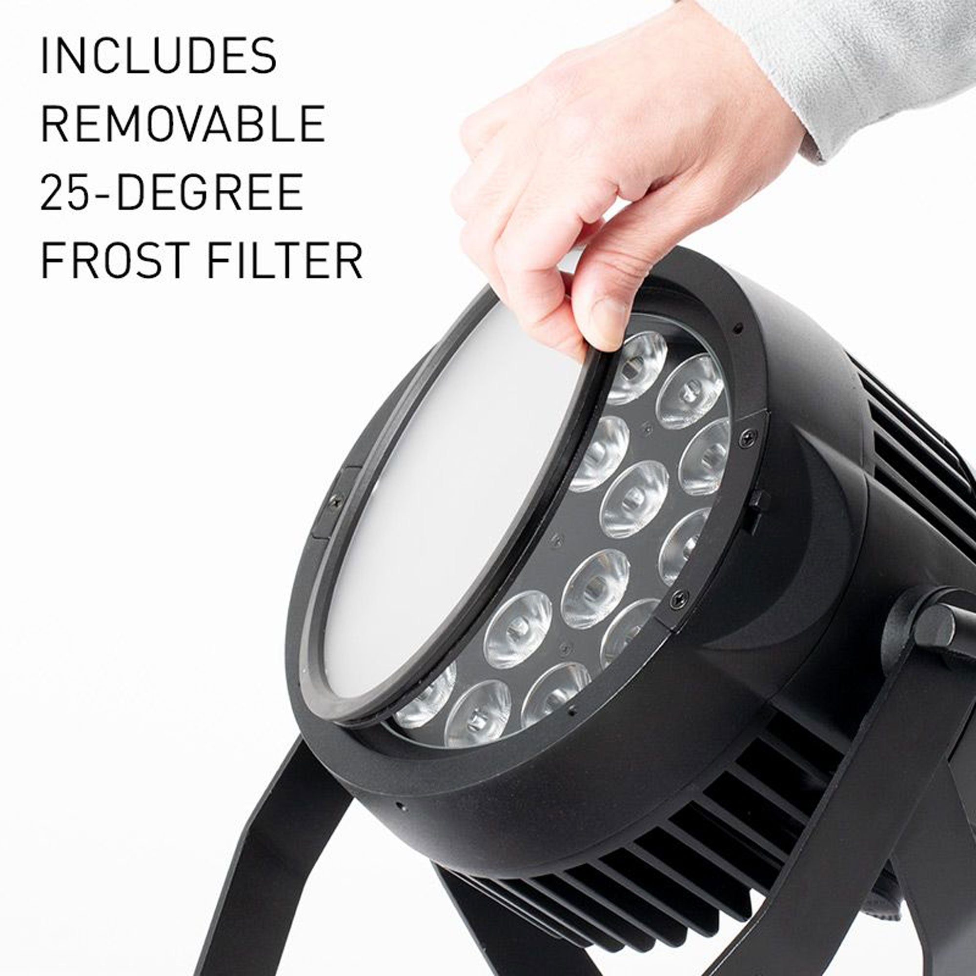 American DJ Encore LP18IP Heavy-Duty IP65 Outdoor Rated Par with 18 x 20 Watt Quad LEDs (RGBL)