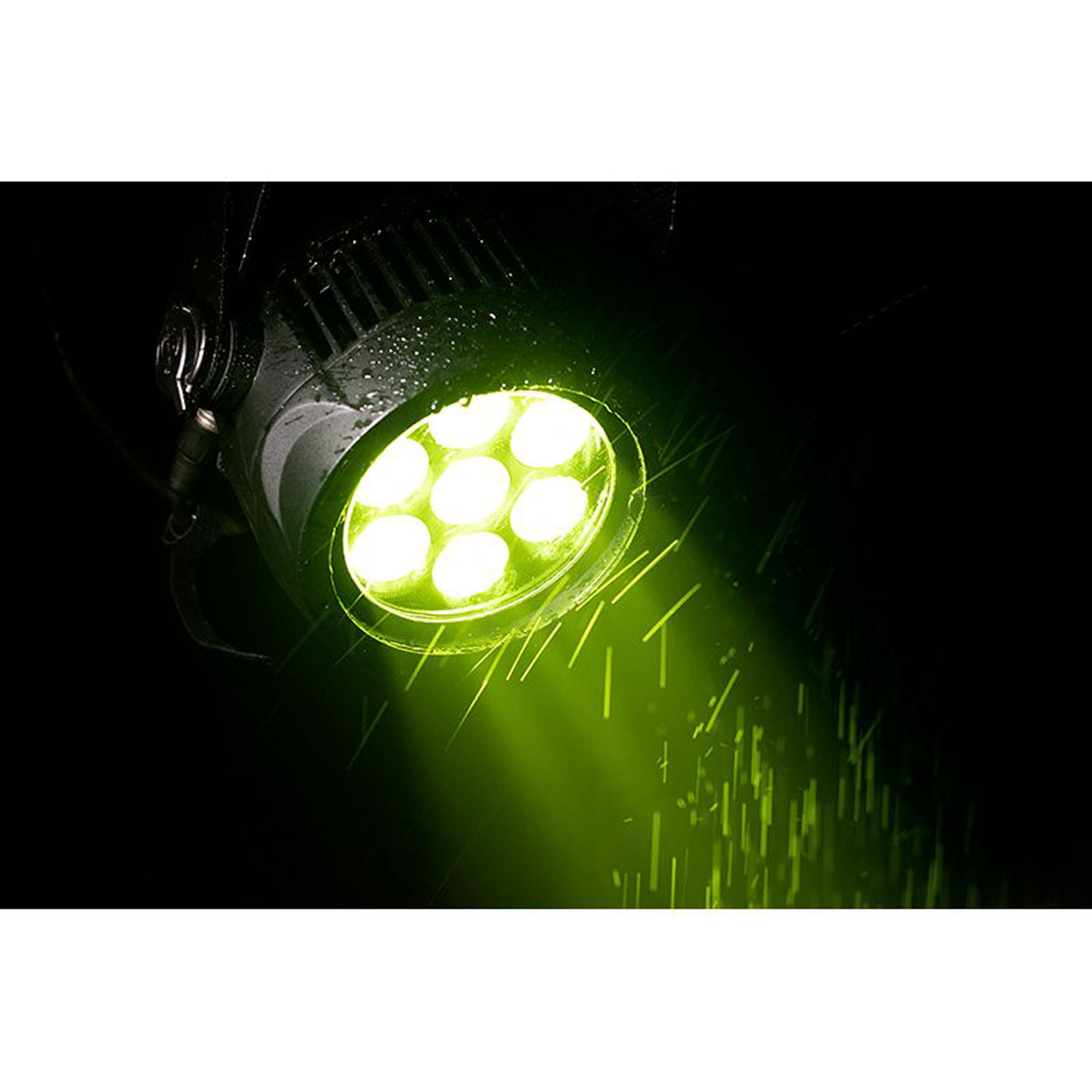 American DJ Encore LP7IP Heavy-Duty IP65 Outdoor Rated Par with 7 x 20 Watt Quad LEDs (RGBL)