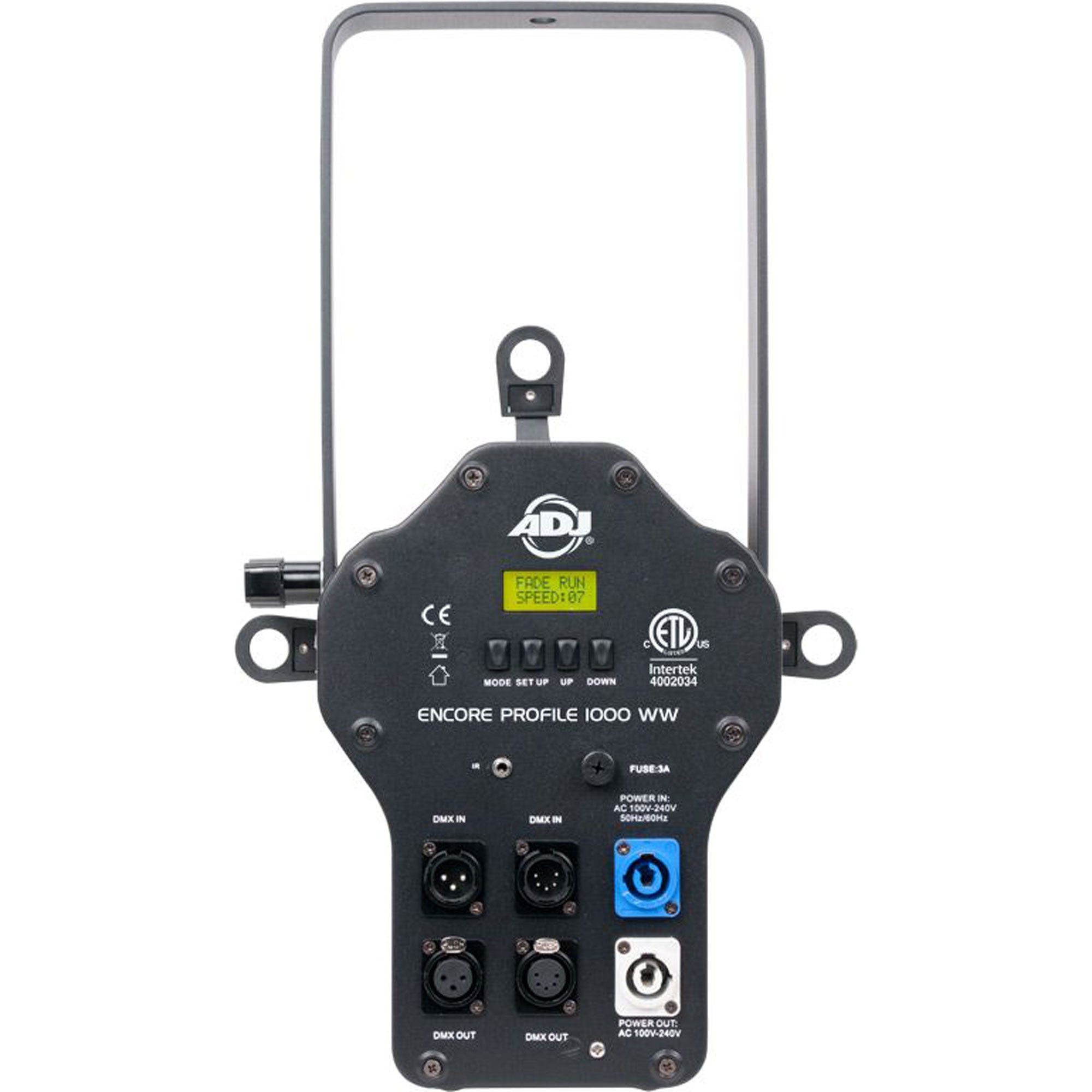 American DJ Encore Profile 1000 WW Warm White COB LED Ellipsoidal Spotlight with Manual Zoom