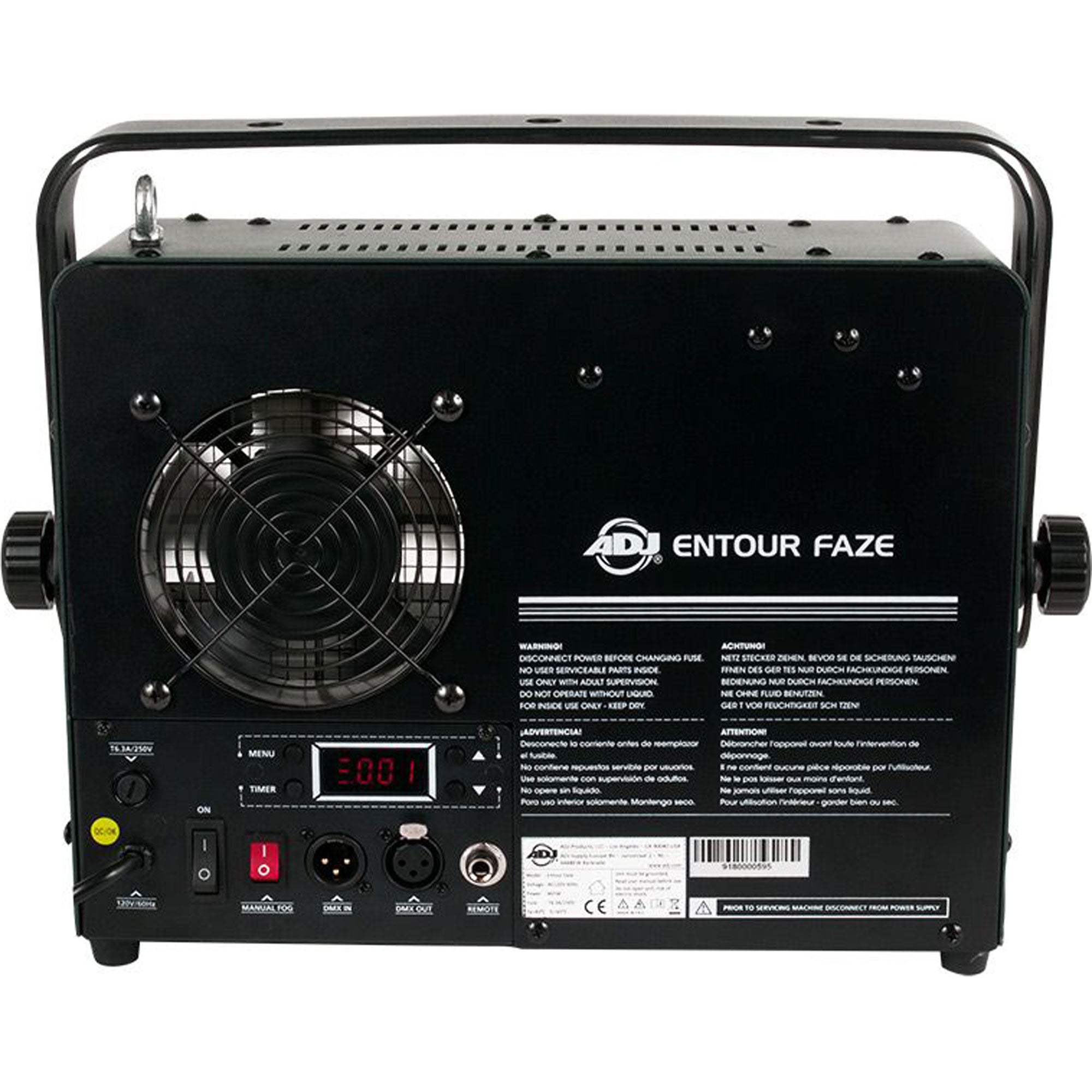 American DJ Entour Faze 450W Water-Based Fog/Haze Faze Machine with DMX Control
