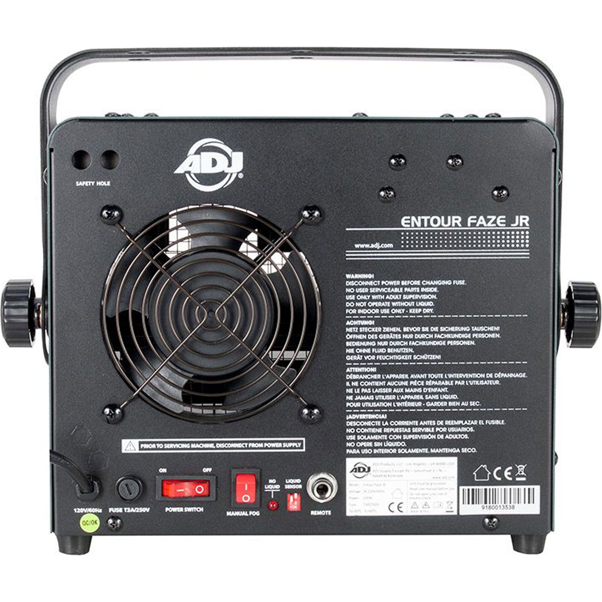 American DJ Entour Faze Jr 200W Water-Based Fog/Haze Faze Machine