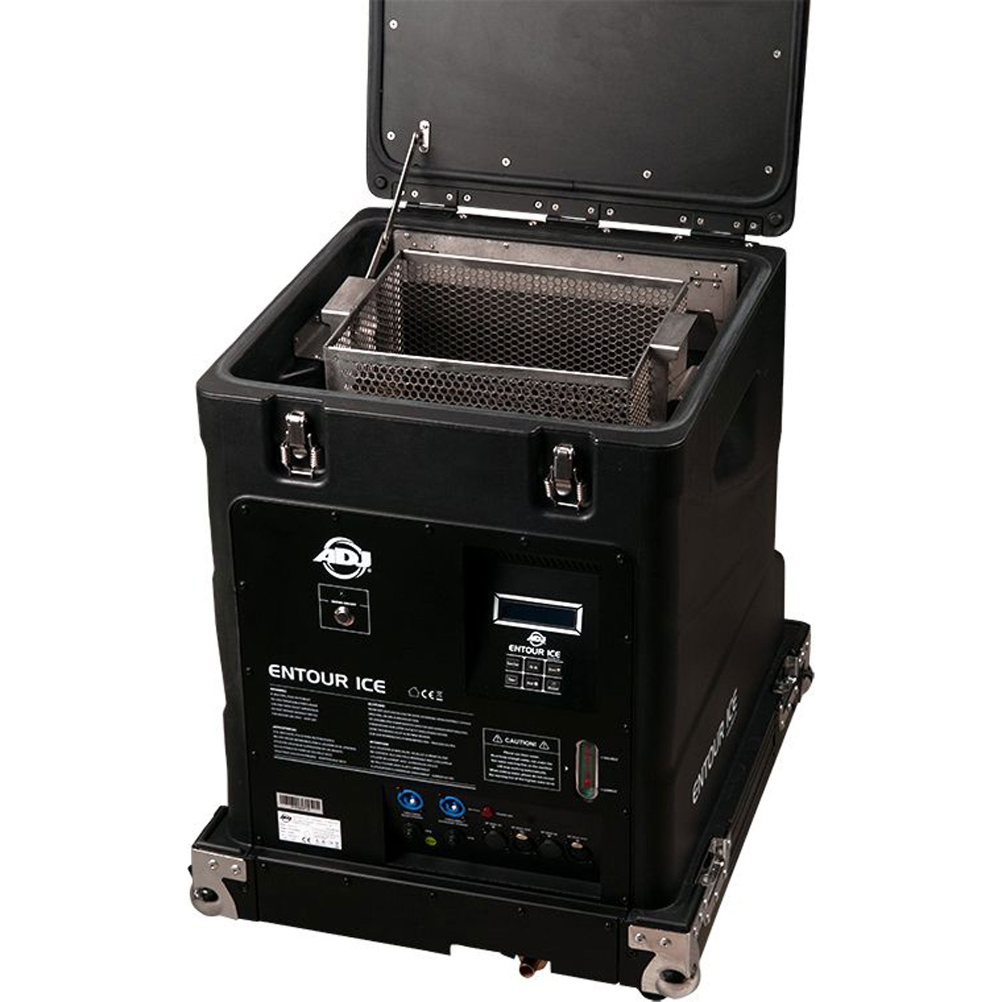 American DJ Entour Ice High Output Tour-Grade Low-Lying Fog Machine Built into Flight Case