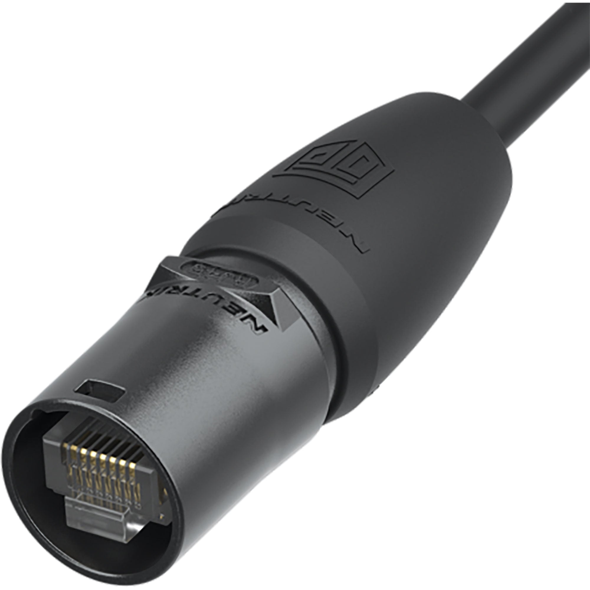Neutrik NE8MX-B-TOP-14 etherCON RJ45 Large Cable Connector Carrier IP65 Rated (Black, Box of 100)
