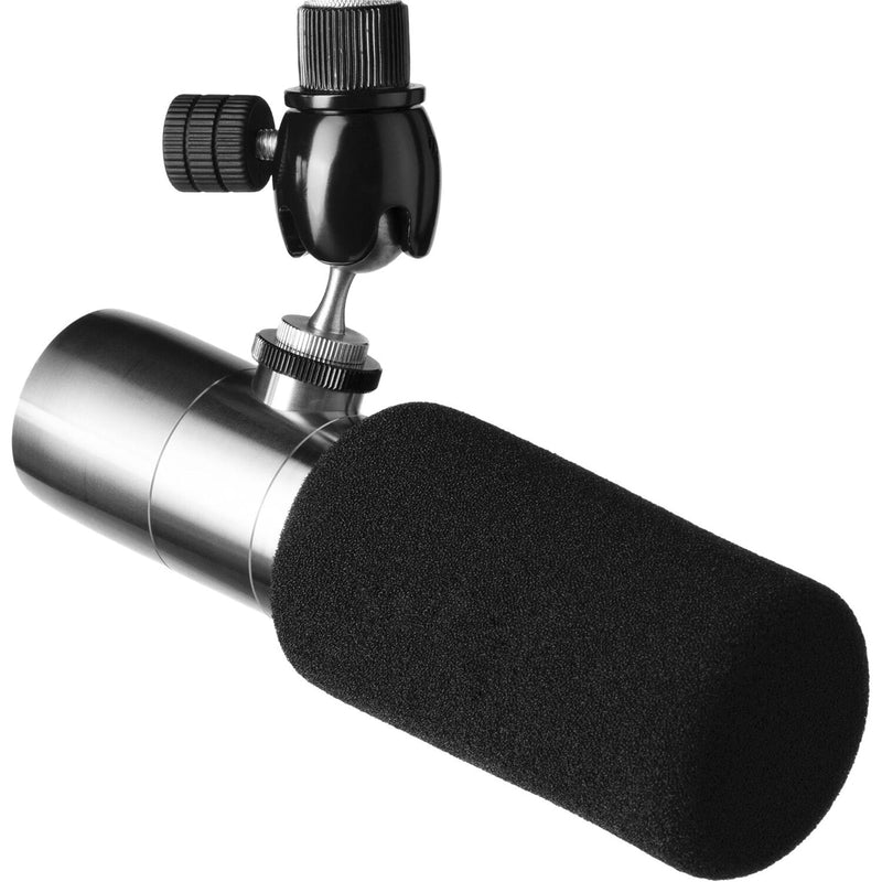 Earthworks ETHOS Broadcast Condenser Microphone with FREE 20' XLR Cable (Stainless Steel)