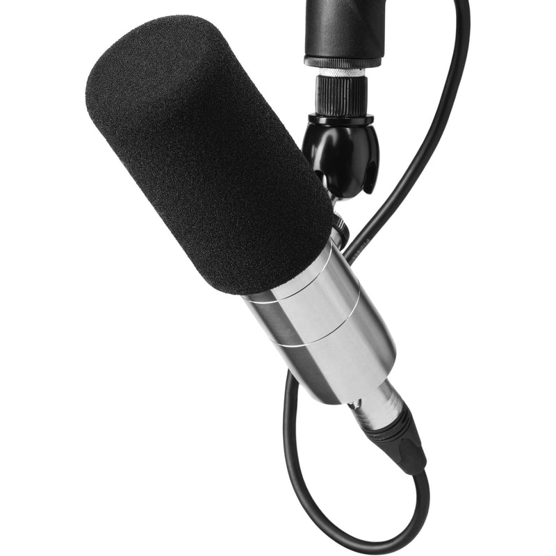 Earthworks ETHOS Broadcast Condenser Microphone with FREE 20' XLR Cable (Stainless Steel)