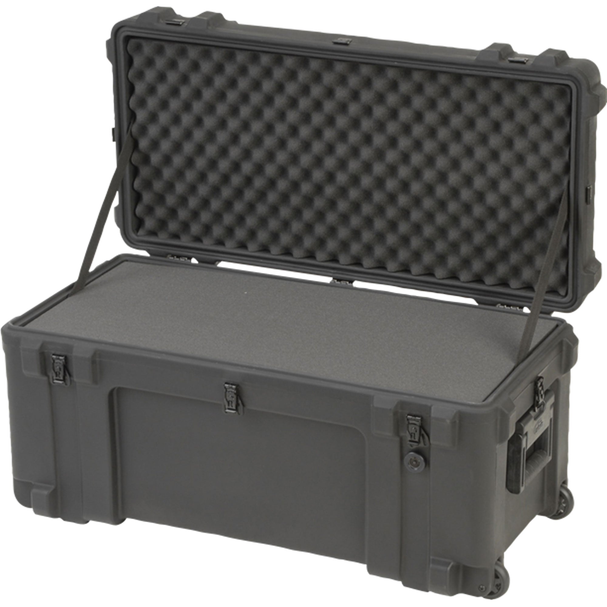 SKB 3R3214-15B-CW Roto-Molded Mil-Standard Waterproof Utility Case with Wheels (Cubed Foam)
