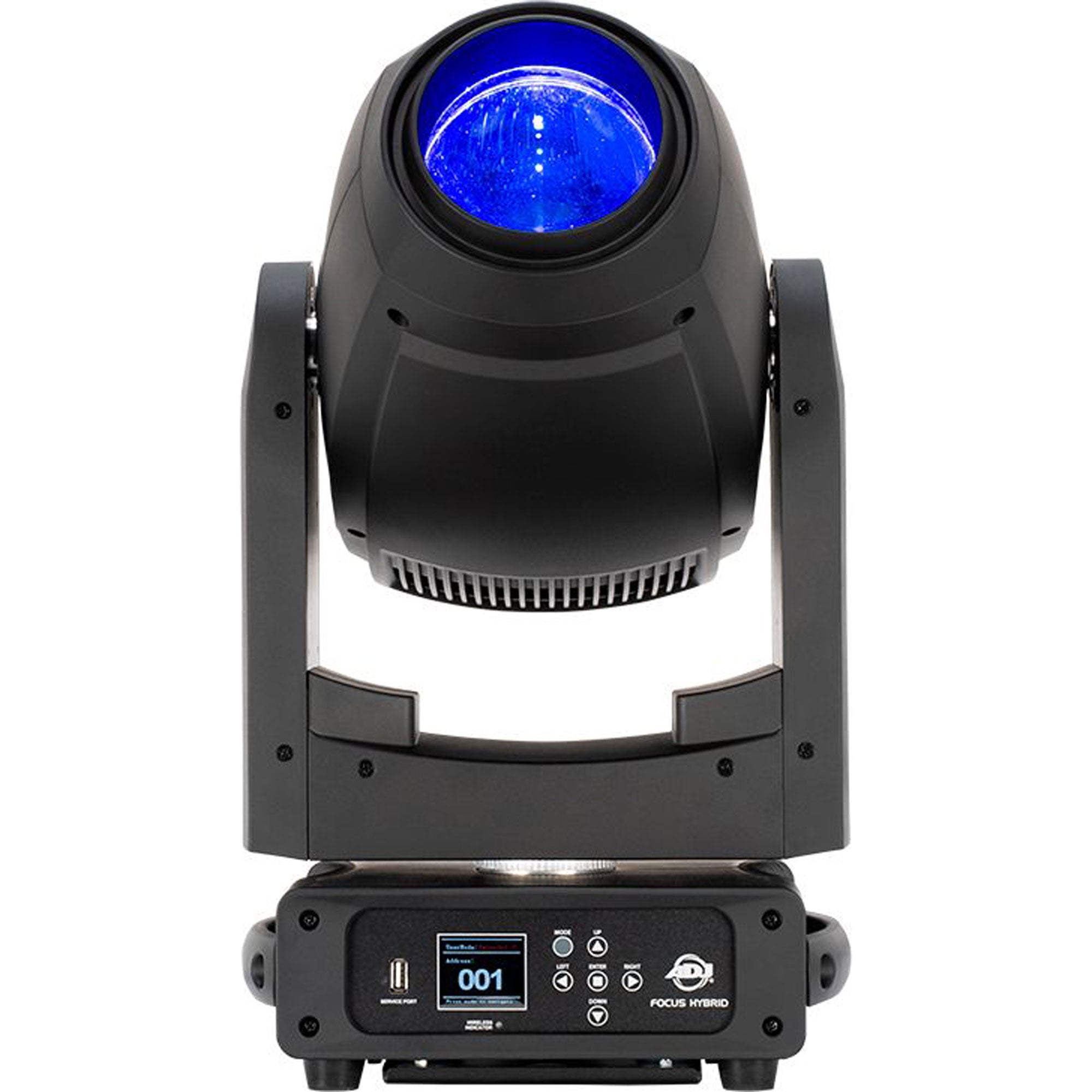 American DJ Focus Hybrid 200W Moving Head LED Spot, Wash, Beam & Gobo Projector with Wired Network