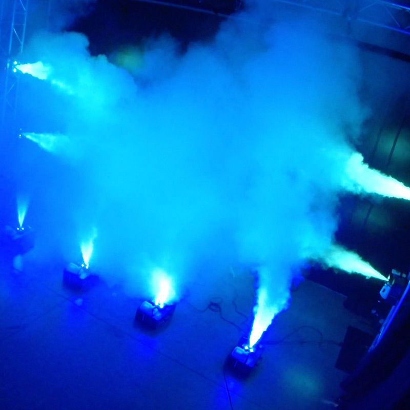 American DJ Fog Fury Jett High Velocity Vertical LED Color Fog Machine