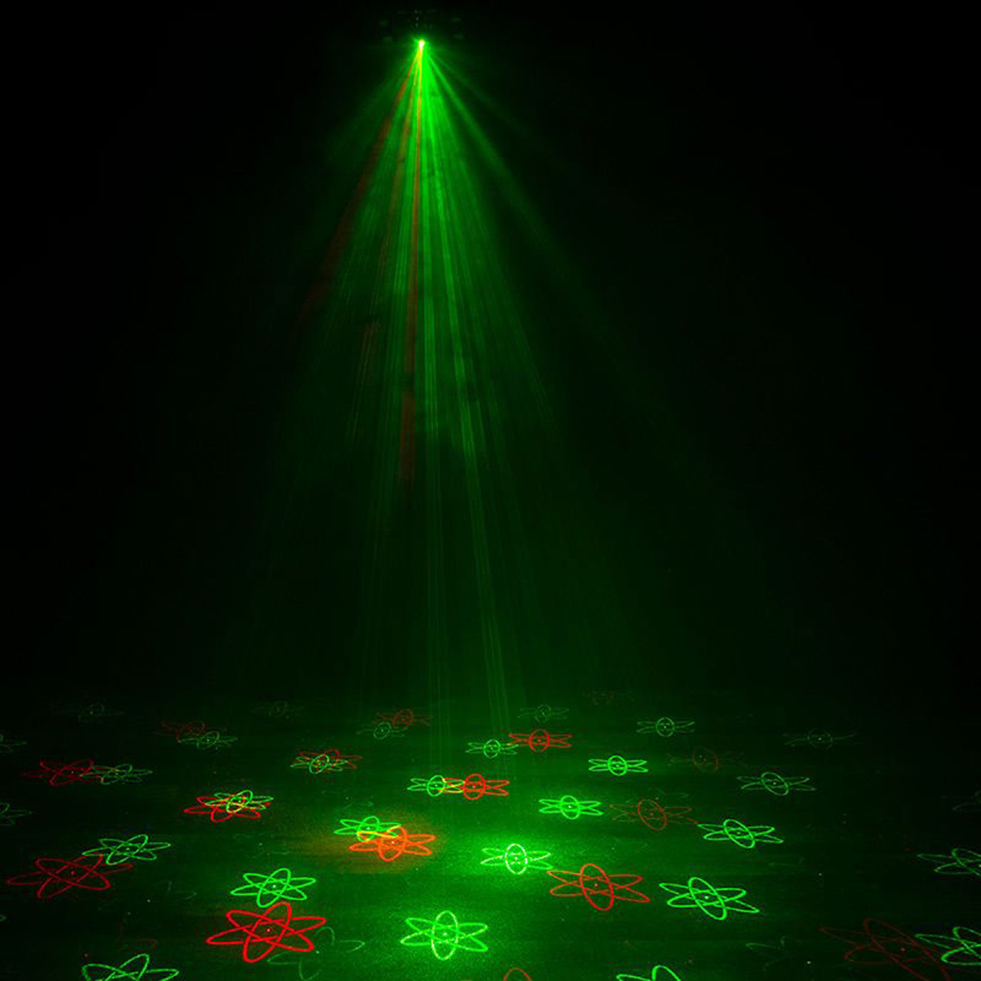 Eliminator Lighting Furious Three RG 3-FX-In-1 Moonflower, Wash, and Laser Light Fixture