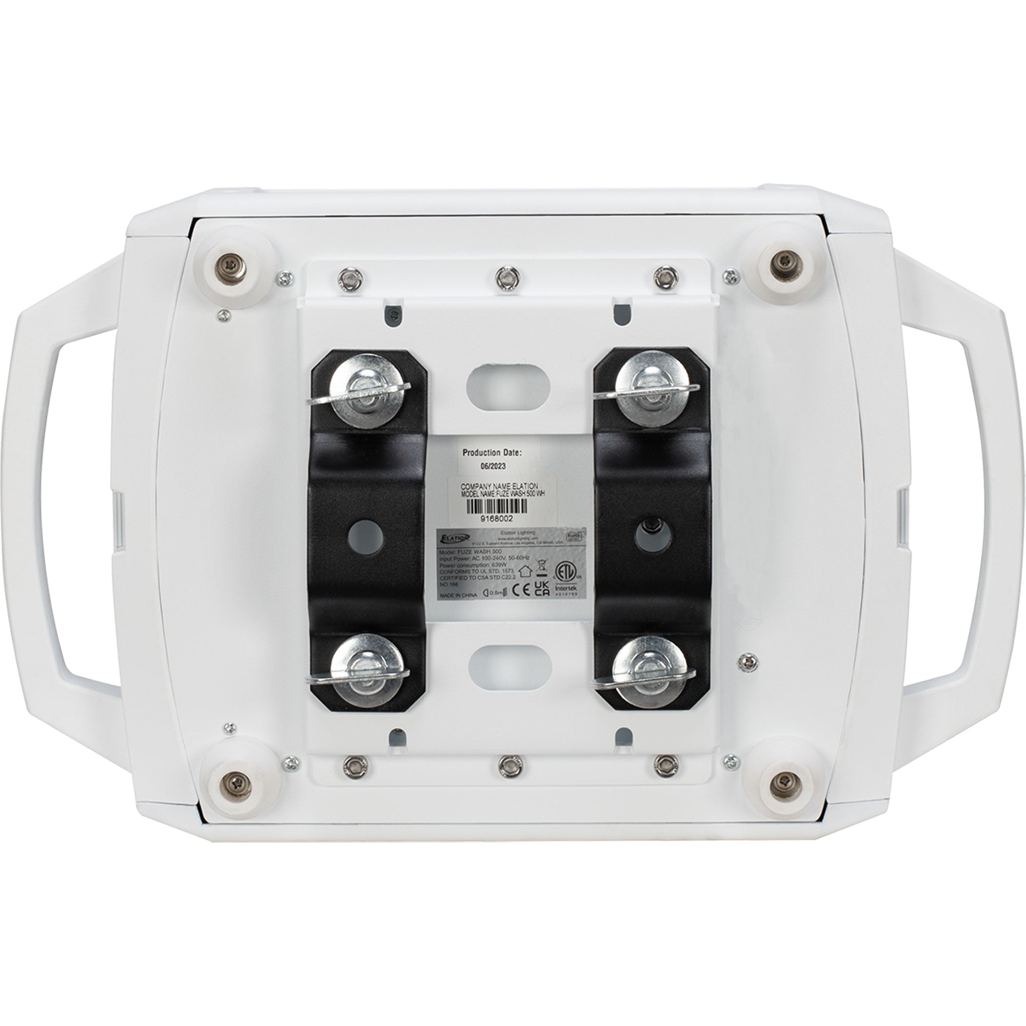 Elation FUZE WASH 500 Moving Head RGBMA LED Wash Light Fixture with Zoom (White)