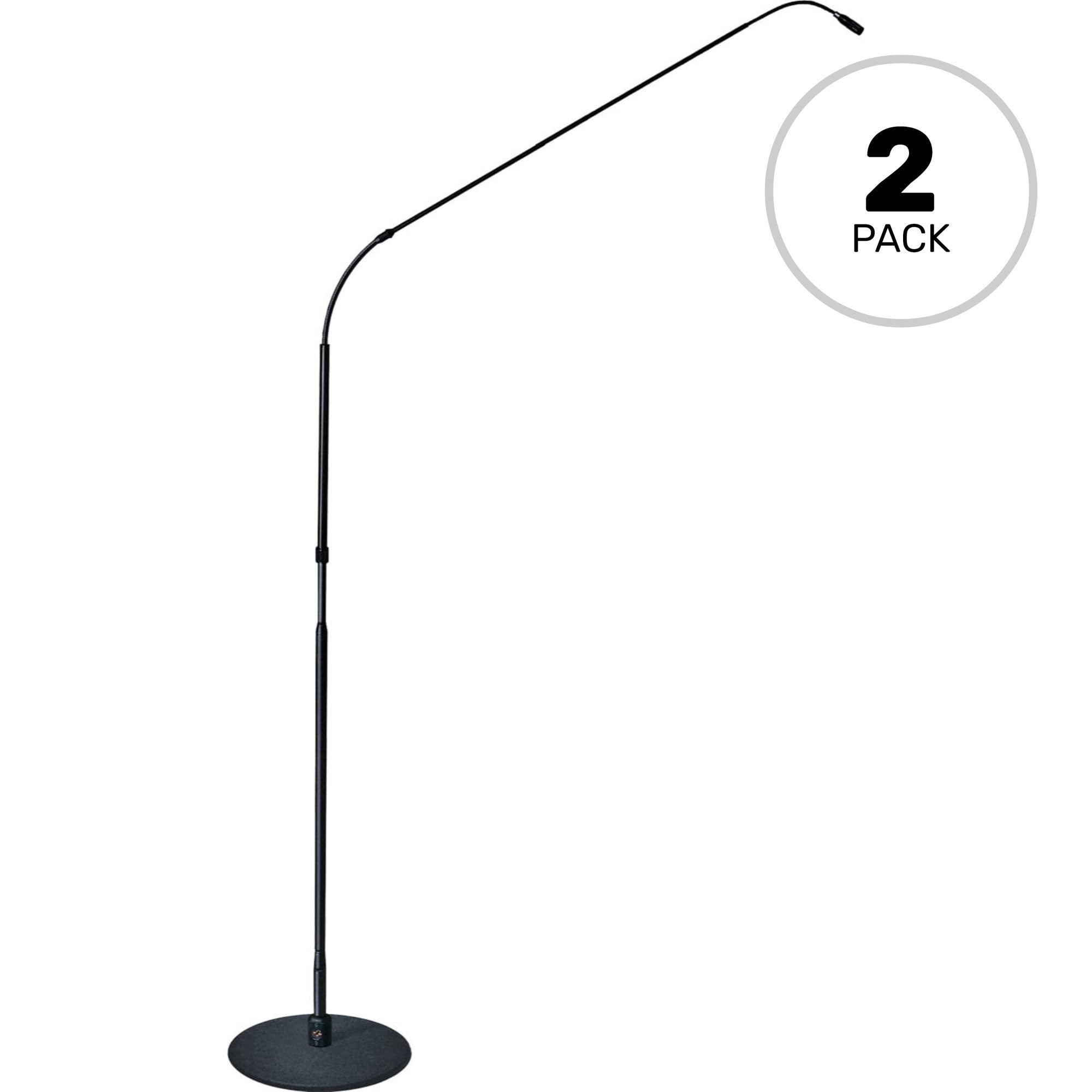 Earthworks FW730 FlexWand Cardioid Microphone & Boom Stand for Choirs (2-Pack, Cast-Iron Base)