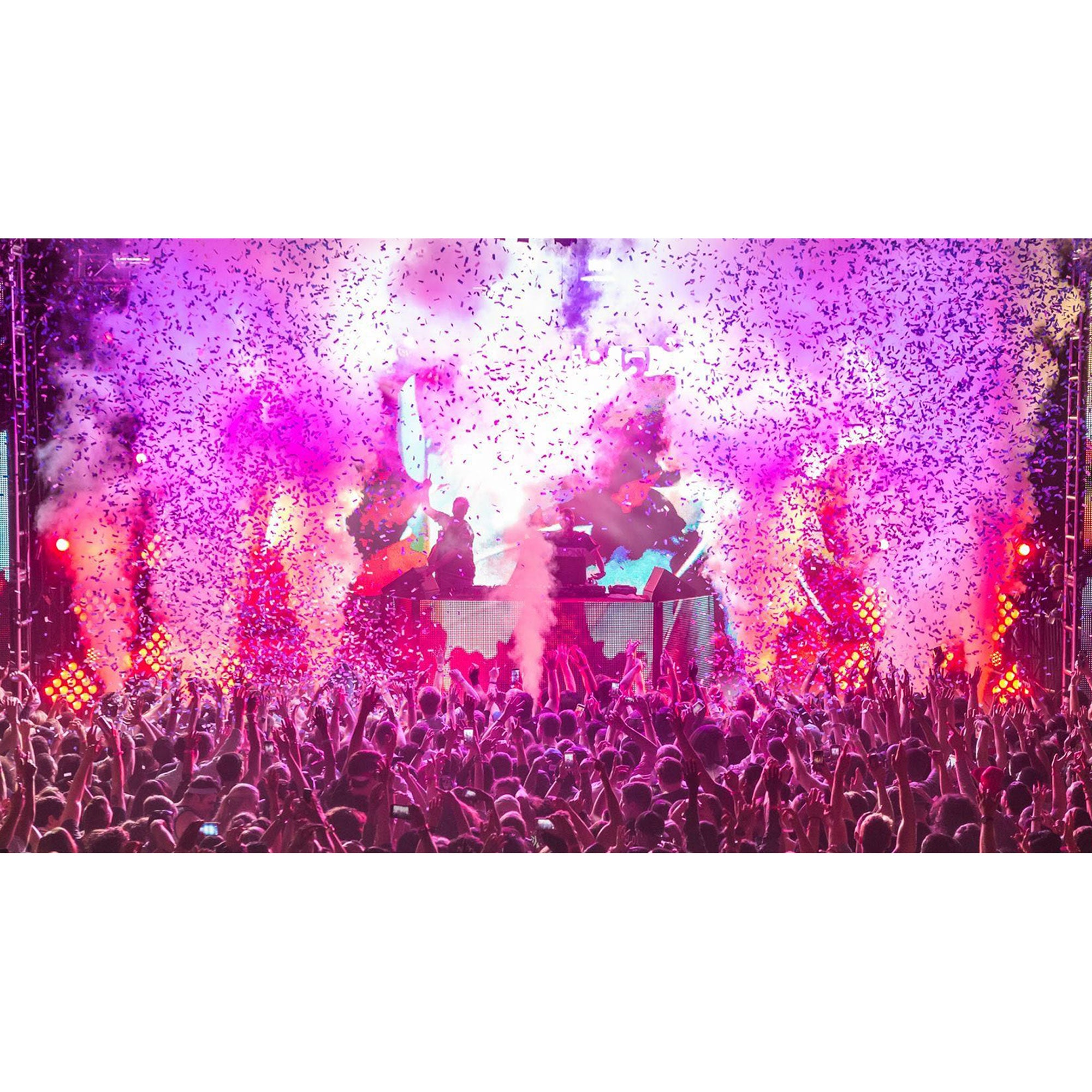 Chauvet DJ Geyser P5 RGBA+UV LED Pyrotechnic-Like Effect Fog Machine with 5 LEDs