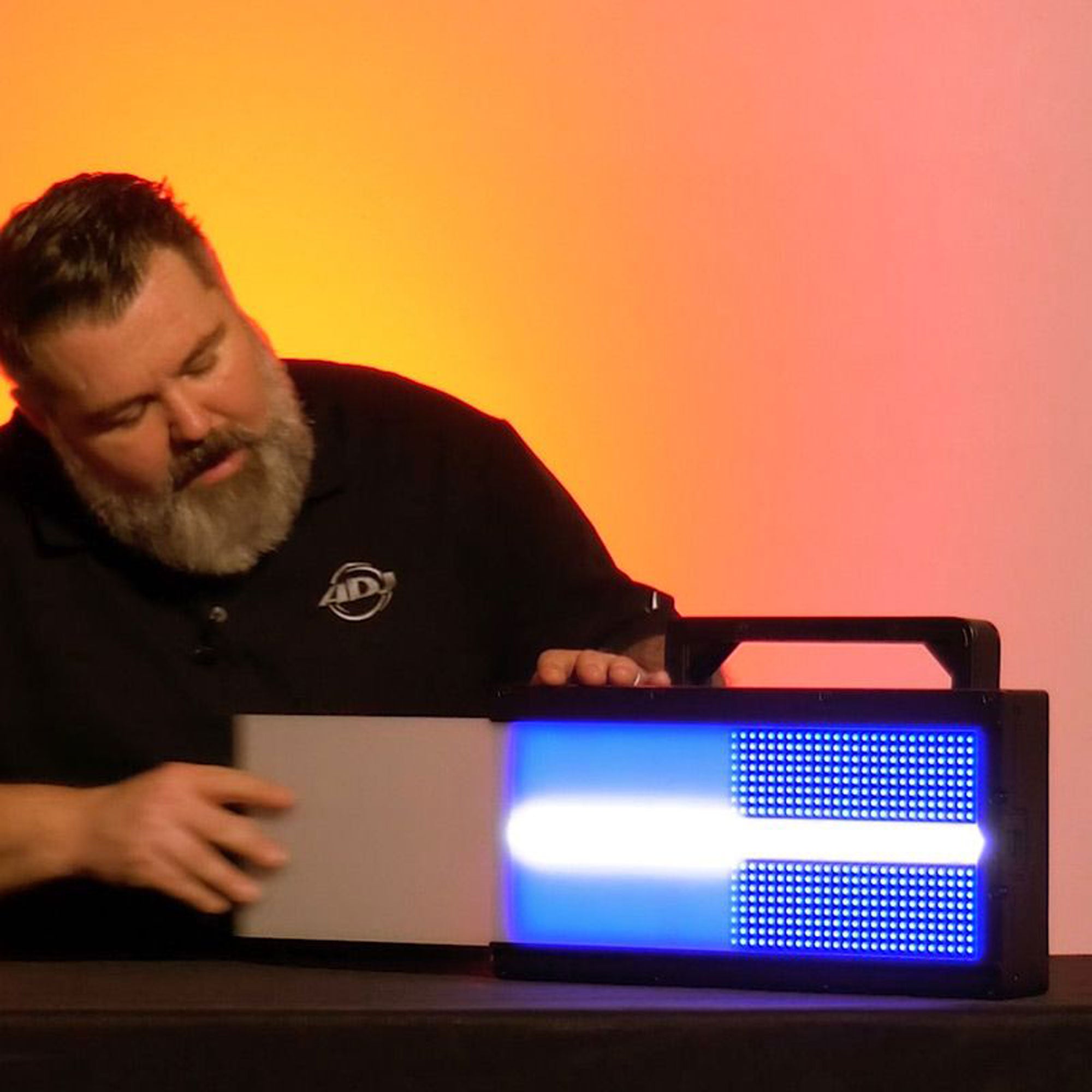 American DJ Jolt Panel FXIP All-Weather RGBW Wash / Blinder / Strobe Light Fixture