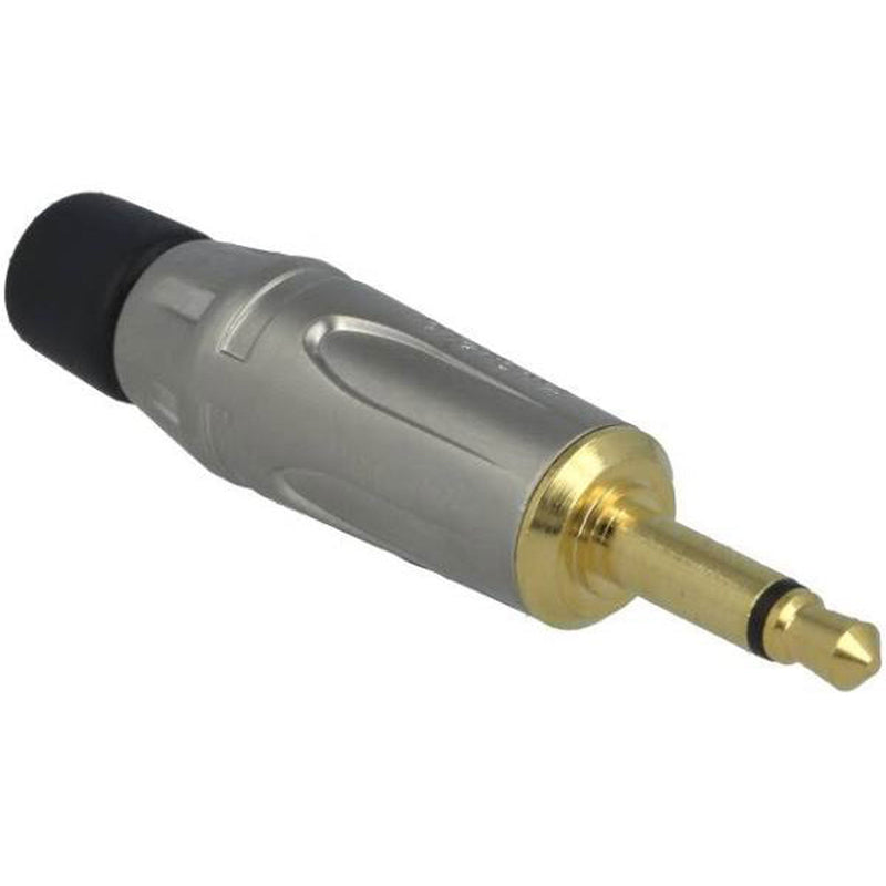 Amphenol KM2P-AU 3.5mm TS Mono Mini Plug Cable Connector (Nickel/Gold, Box of 100)