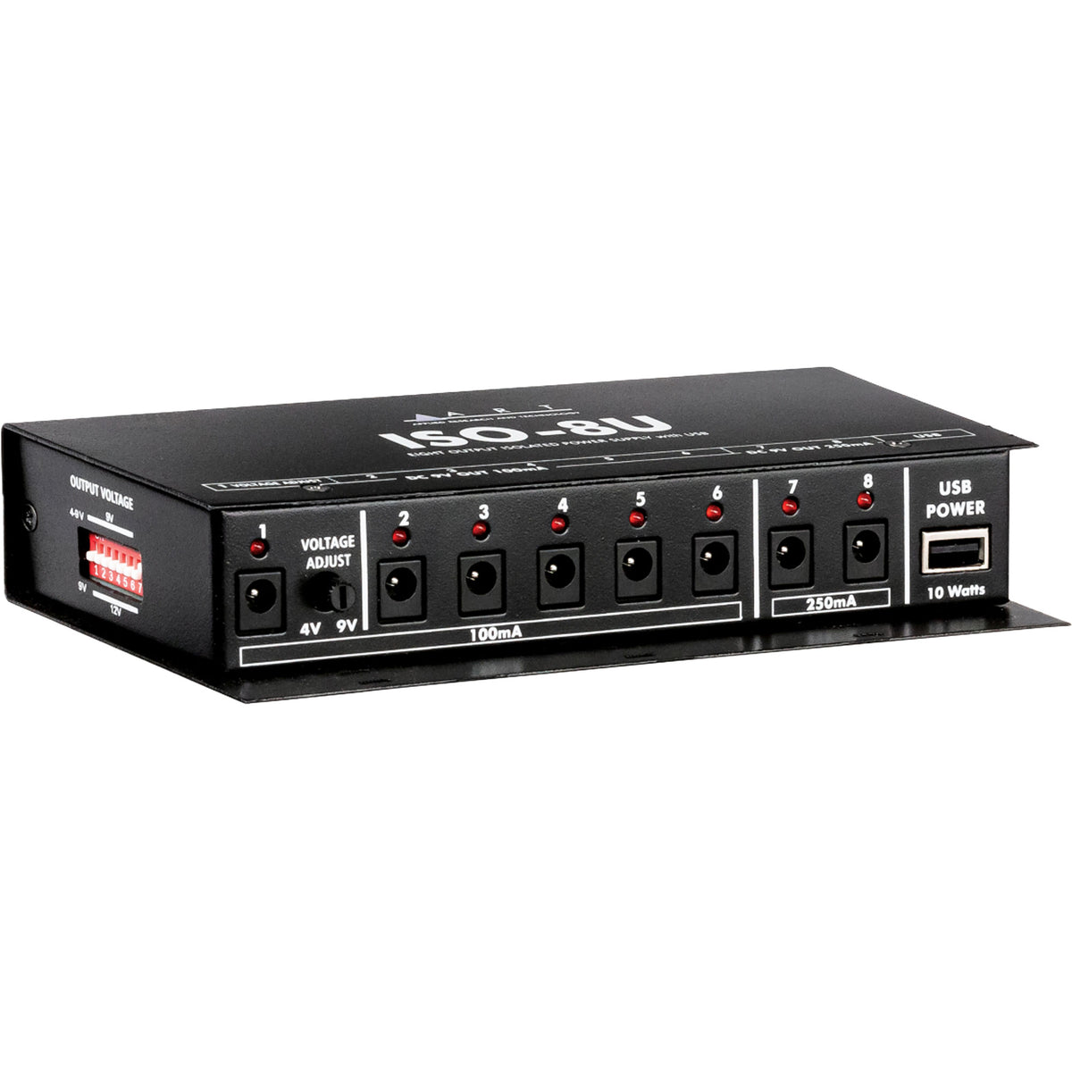ART ISO-8U 8-Output Isolated DC and USB Power Supply for Pedals