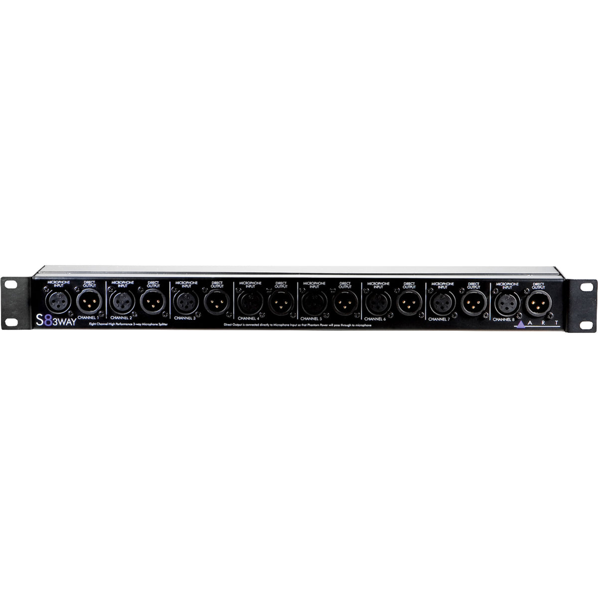 ART S8-3WAY 8-Channel 3-Way Microphone Splitter
