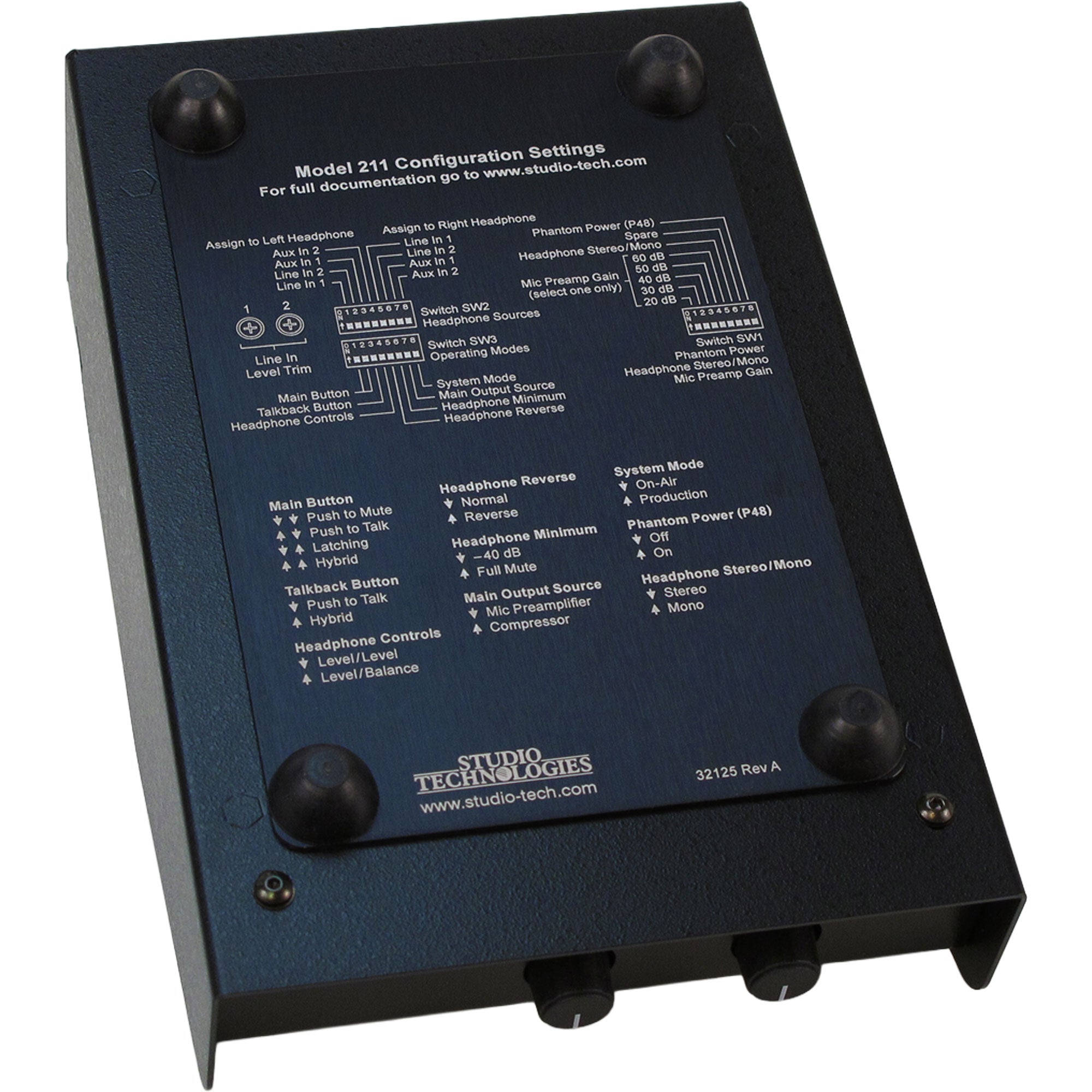 Studio Technologies Model 211 Announcer's Console
