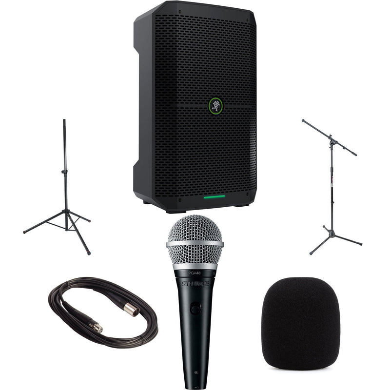 JBL EON ONE Compact PA Bundle with Speaker Stand, Microphone, Mic Stand, and Accessories