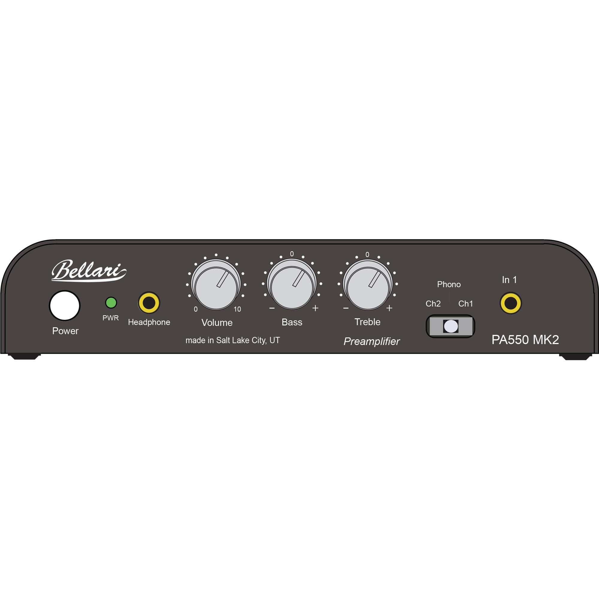 Rolls Bellari PA550 MK2 3-Channel Preamp with Phono