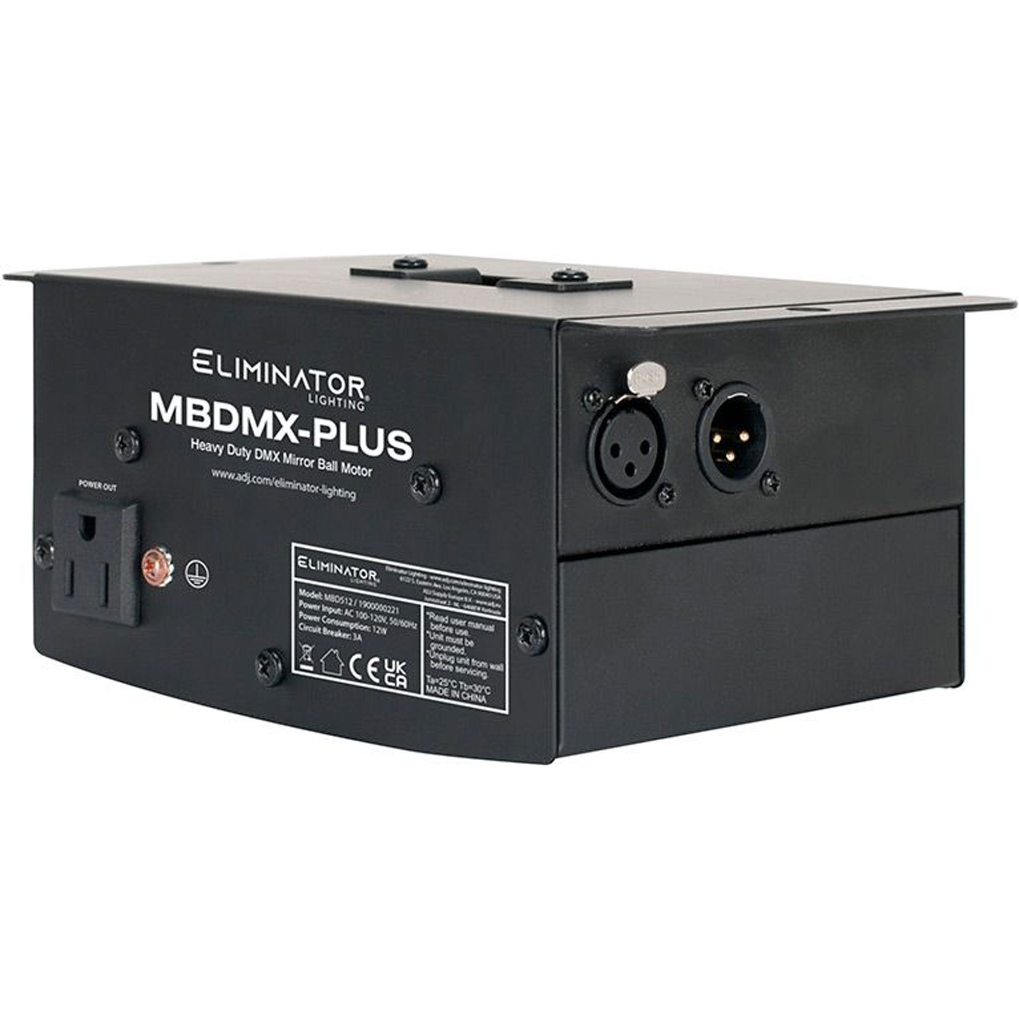 Eliminator Lighting MBDMX-PLUS Heavy-Duty DMX Mirror Ball Motor