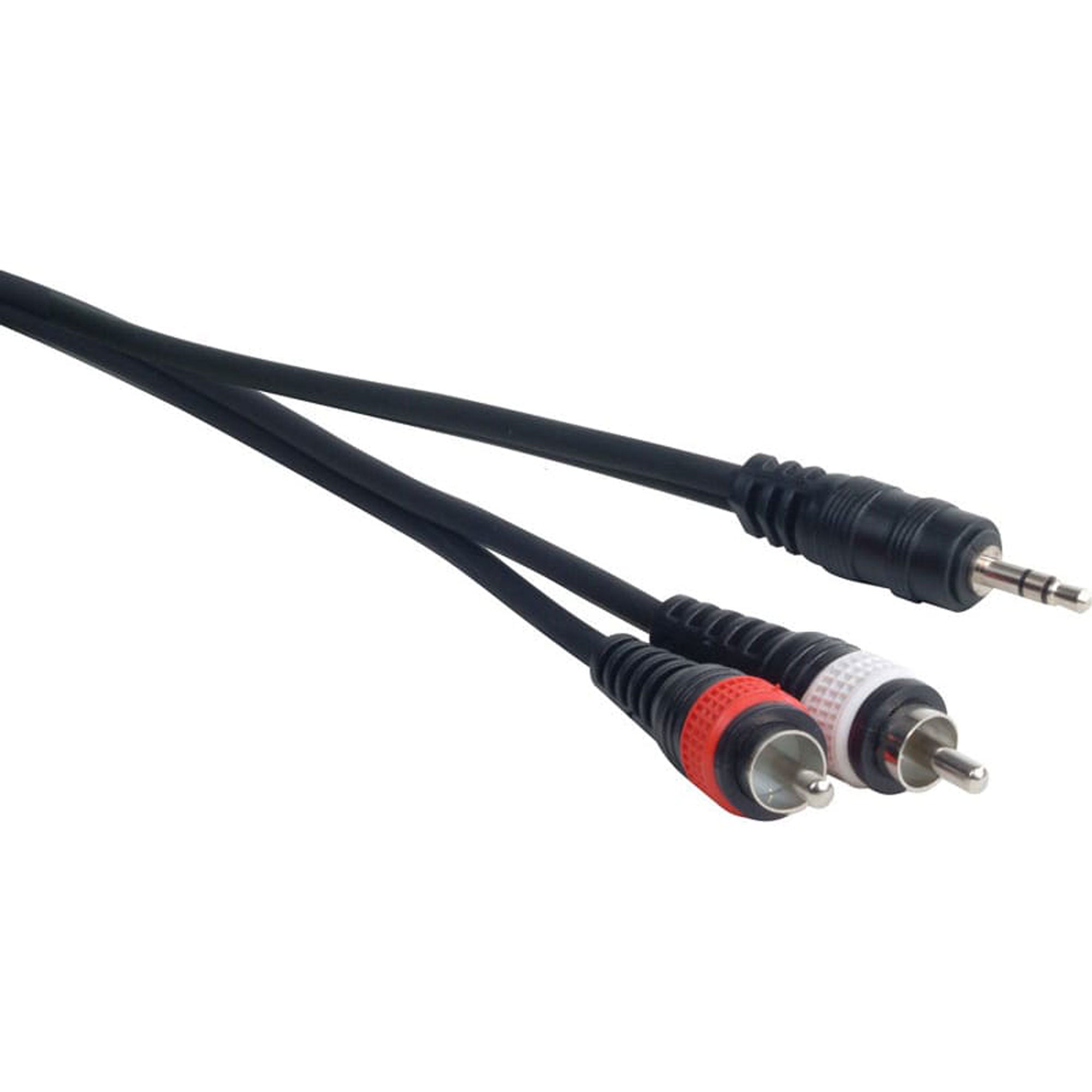 American DJ Accu-Cable MP-15 1/8" Mini Plug to RCA Cable (15')
