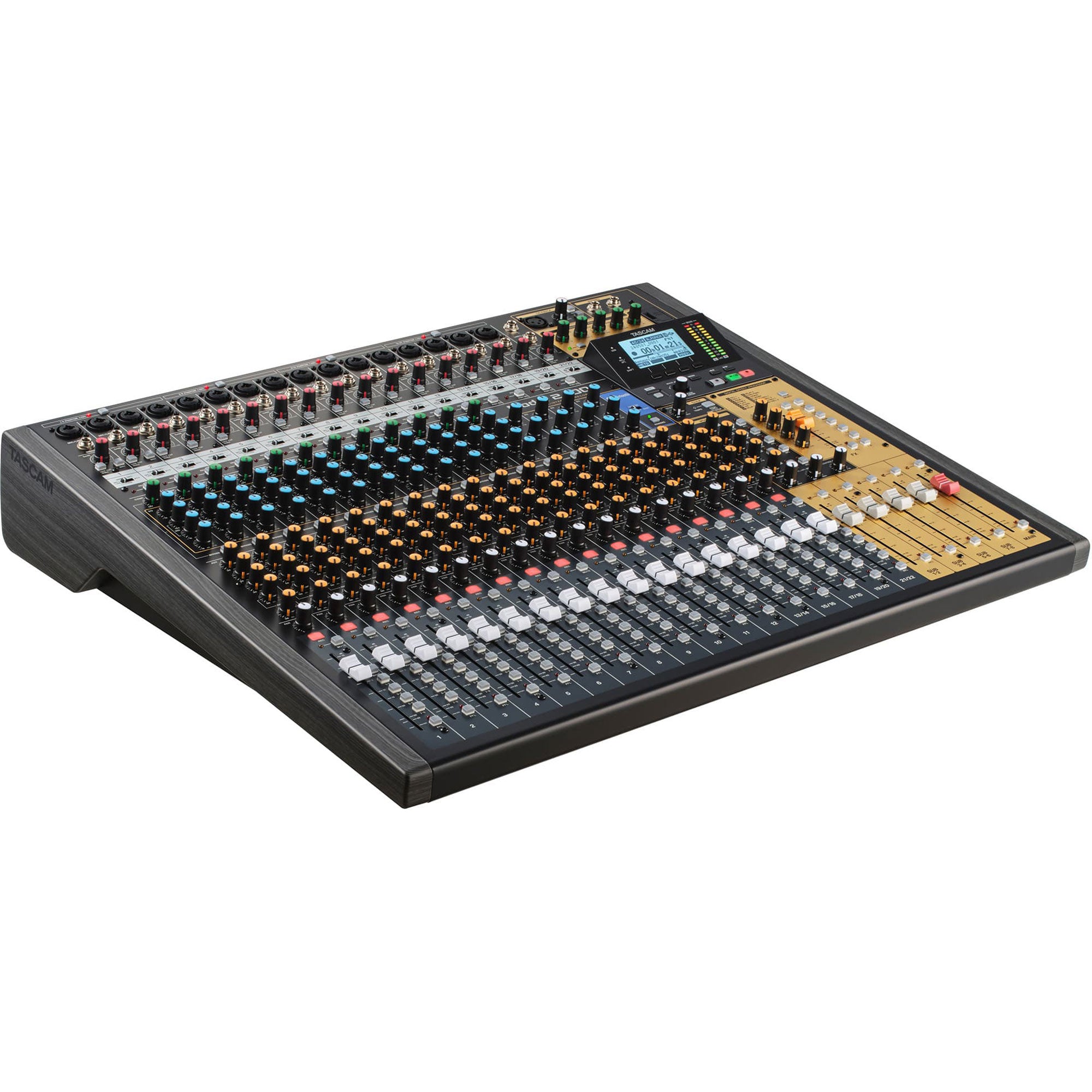 Tascam Model 2400 24-Track Flagship Analog Recording Console & Live Mixer with Audio Interface