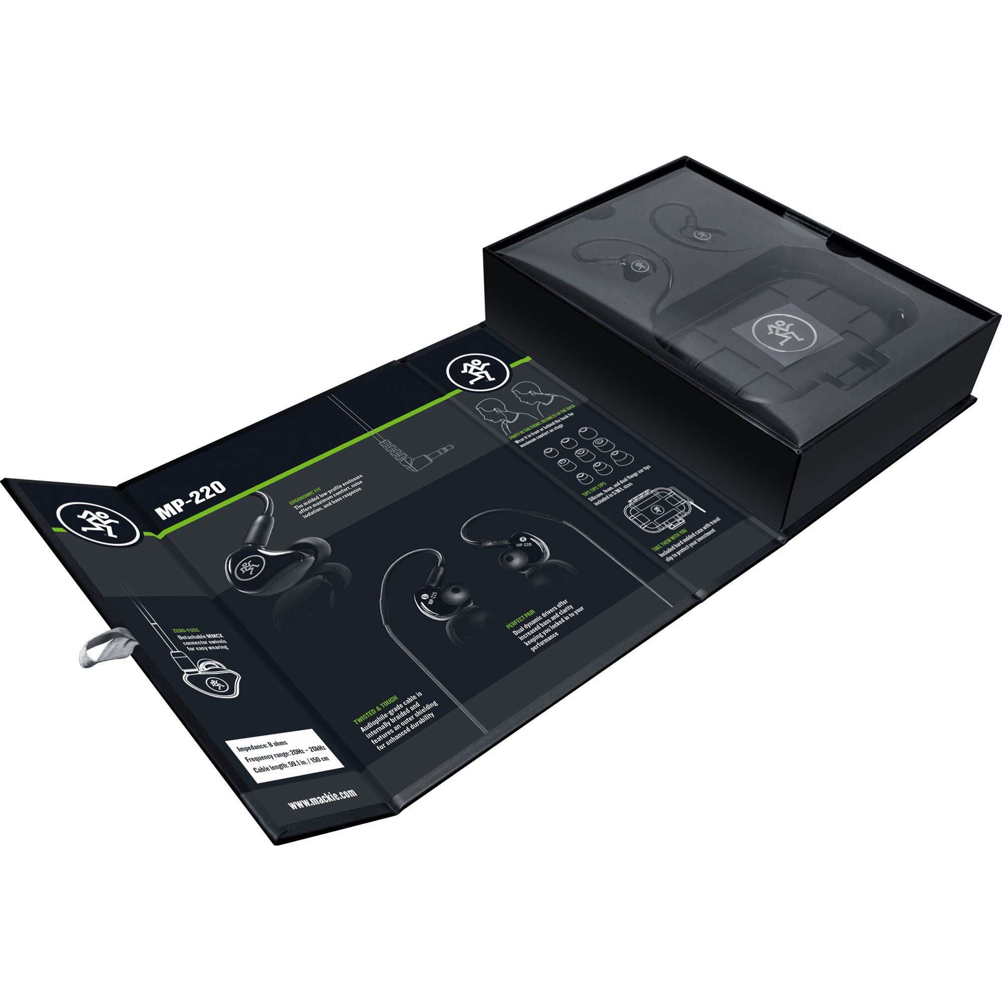 Mackie MP-220 Professional In-Ear Monitors