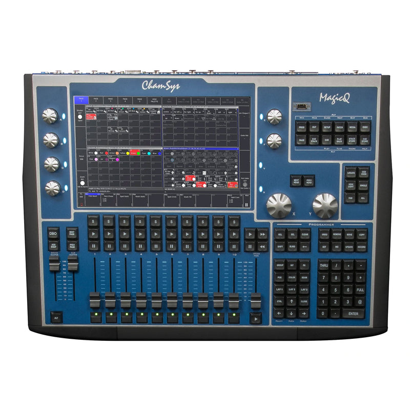 ChamSys MagicQ MQ80 Compact 48-Universe Lighting Console with Flight Case Exclusive Bundle