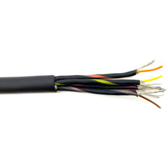 Custom Cable 4 Feet of Canare MS202-4P Black Wire Image 1