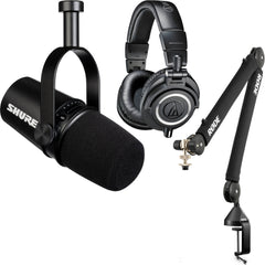 Shure MV7 Microphone with Studio Bundle Kit (Black) Image 1