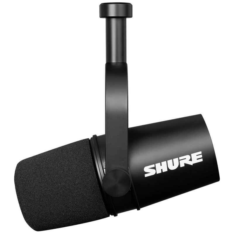 Shure MV7X XLR Dynamic Podcasting Microphone with FREE 20' XLR Cable (Black)