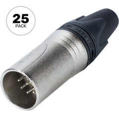Neutrik NC7MXX Male 7-Pin XLR Cable Connector (Nickel/Silver, Box of 25) Image 1