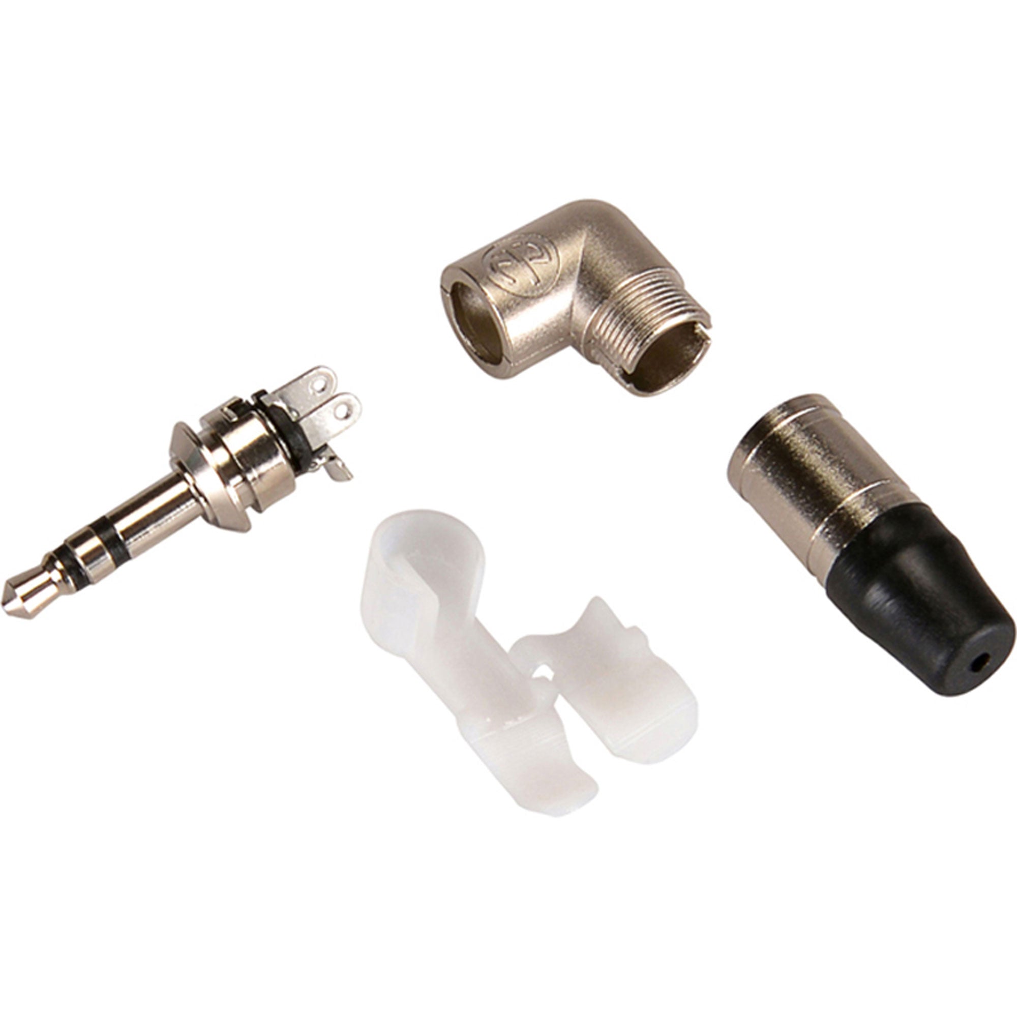 Neutrik NTP3RC Right-Angle 3.5mm Stereo Phone Plug (Nickel/Silver)