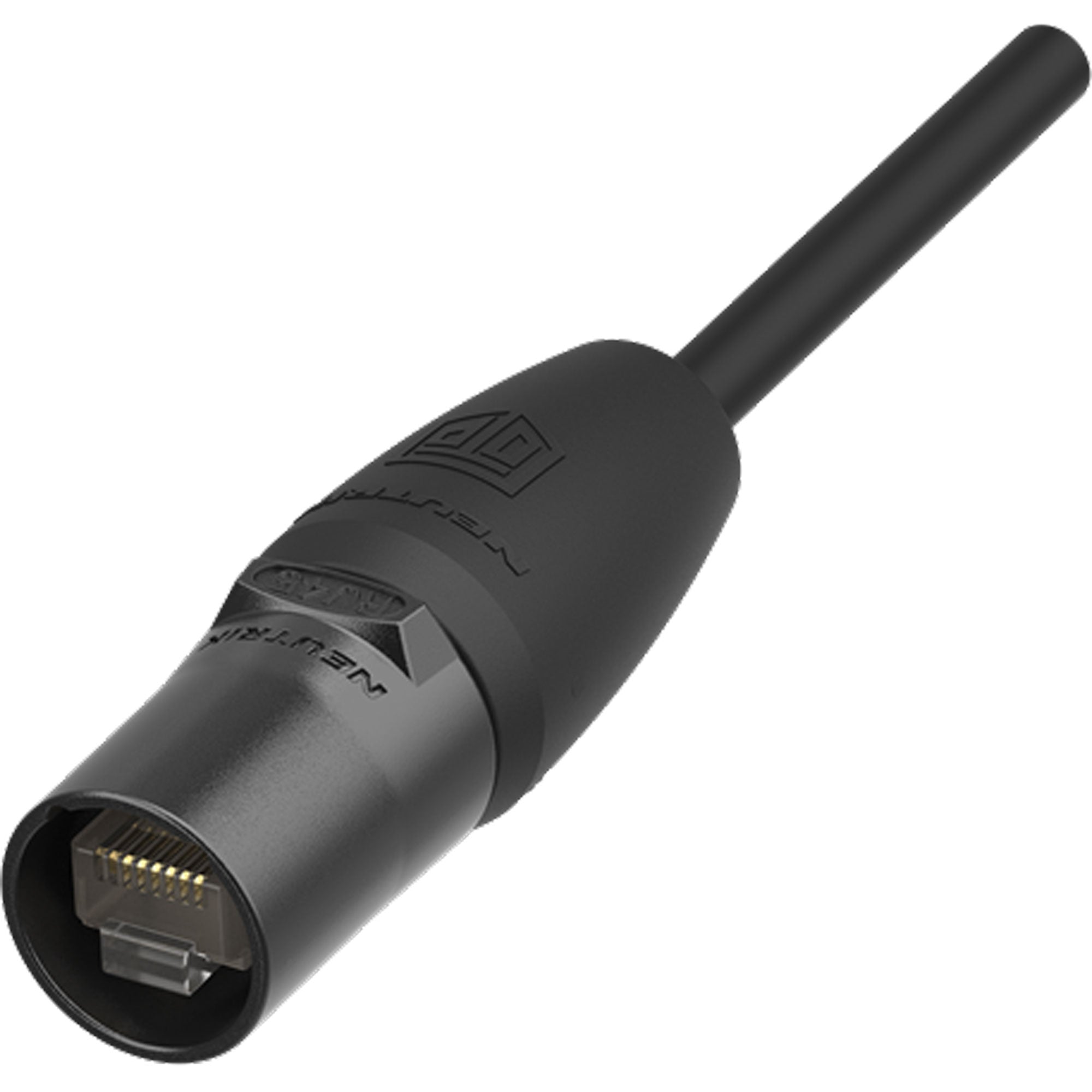 Neutrik NE8MXR-B-TOP etherCON Retractable RJ45 Cable Connector Carrier IP65 and UV Rated (Black, Box of 100)