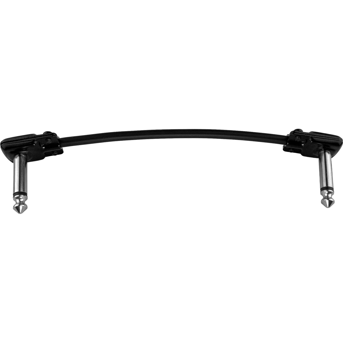 Performance Audio Professional Low-Profile Right Angle Guitar Patch Cable with SquarePlugs (6")