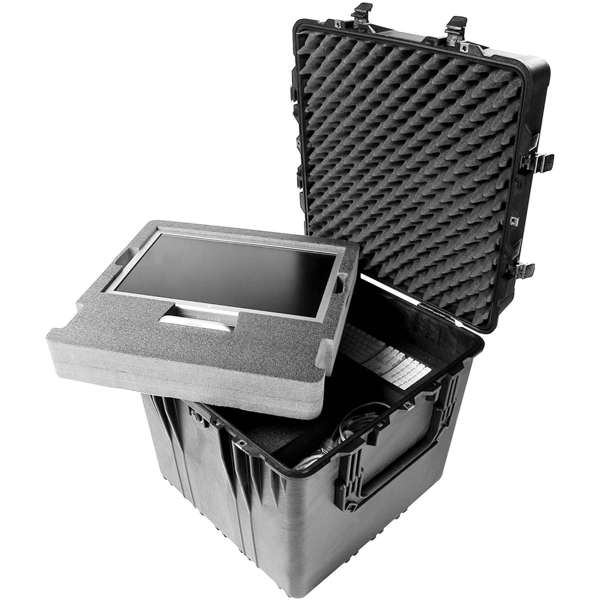 Pelican 0370 Protector Cube Case with Foam (Black)