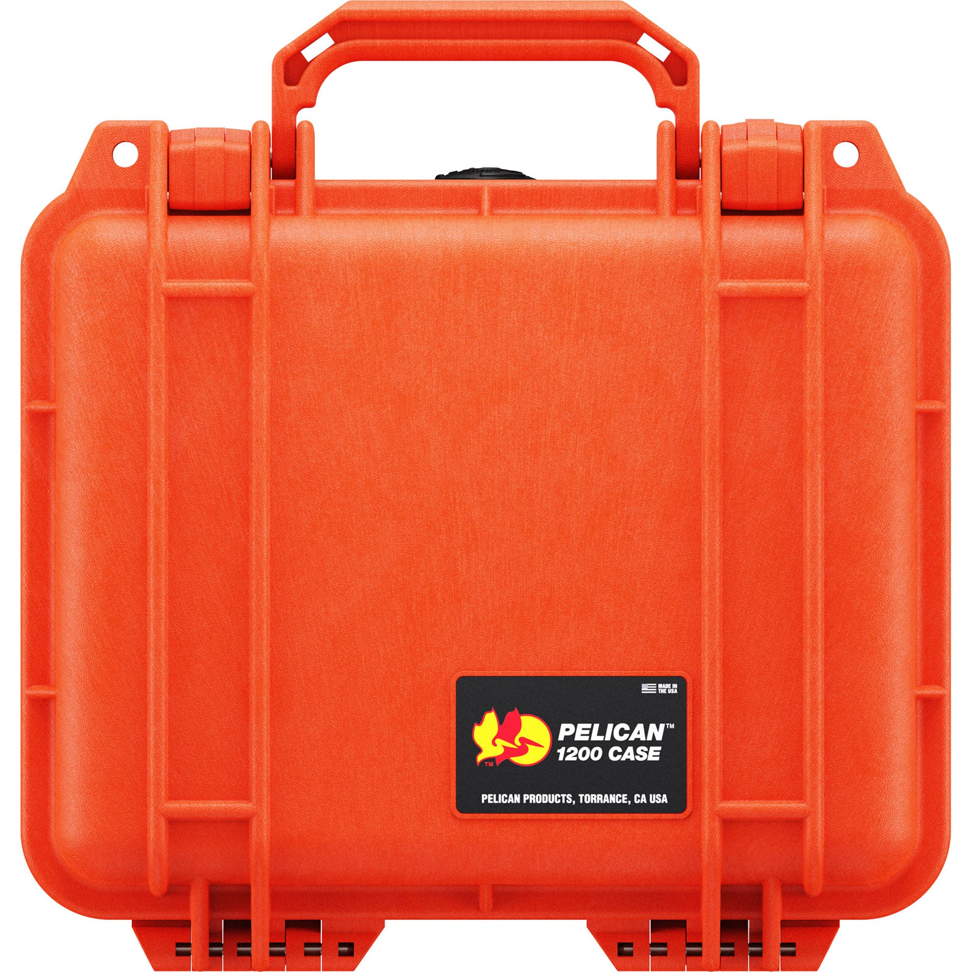Pelican 1200NF Protector Case without Foam (Orange)