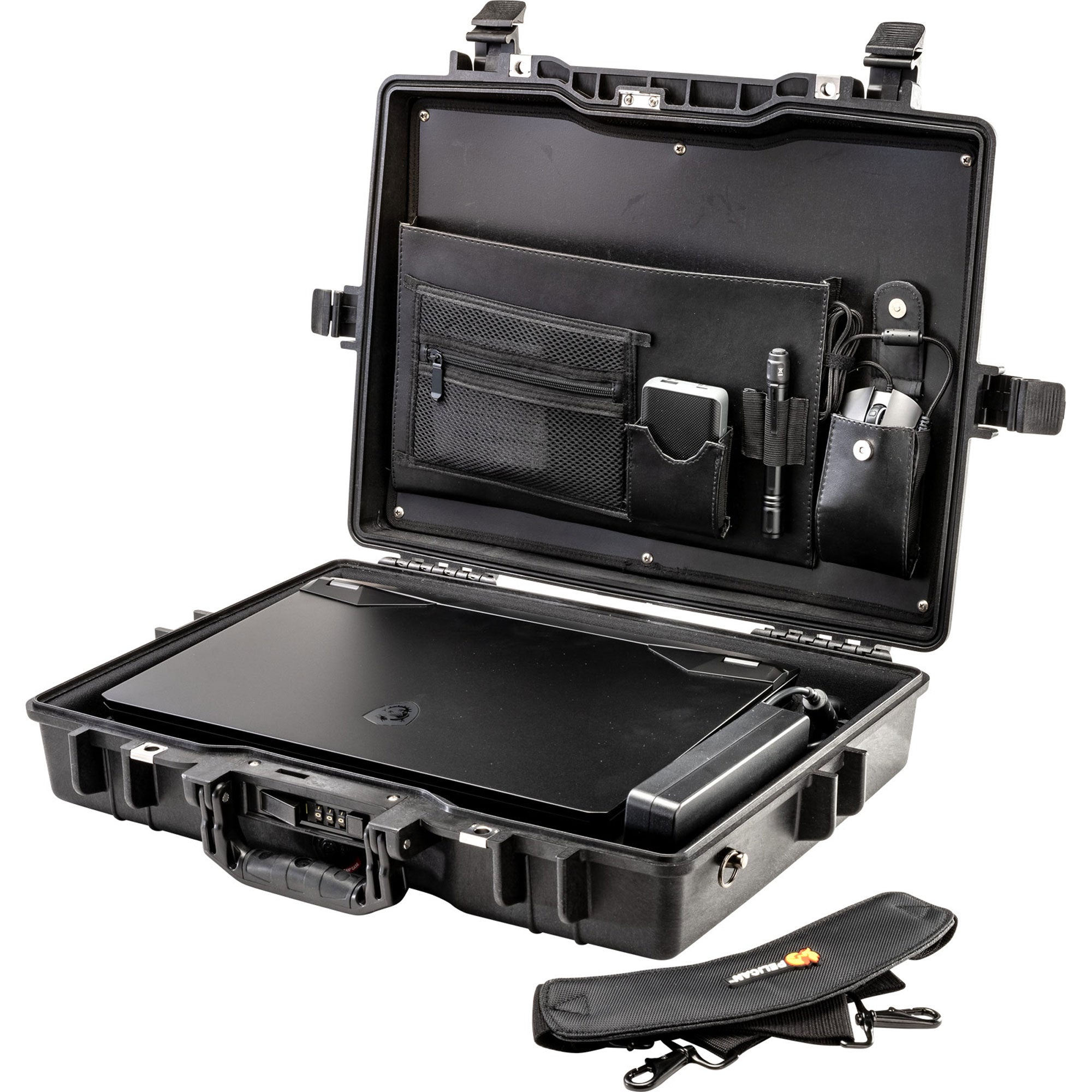Pelican 1495CC1 Protector Laptop Case with Deluxe Laptop Insert (Black)