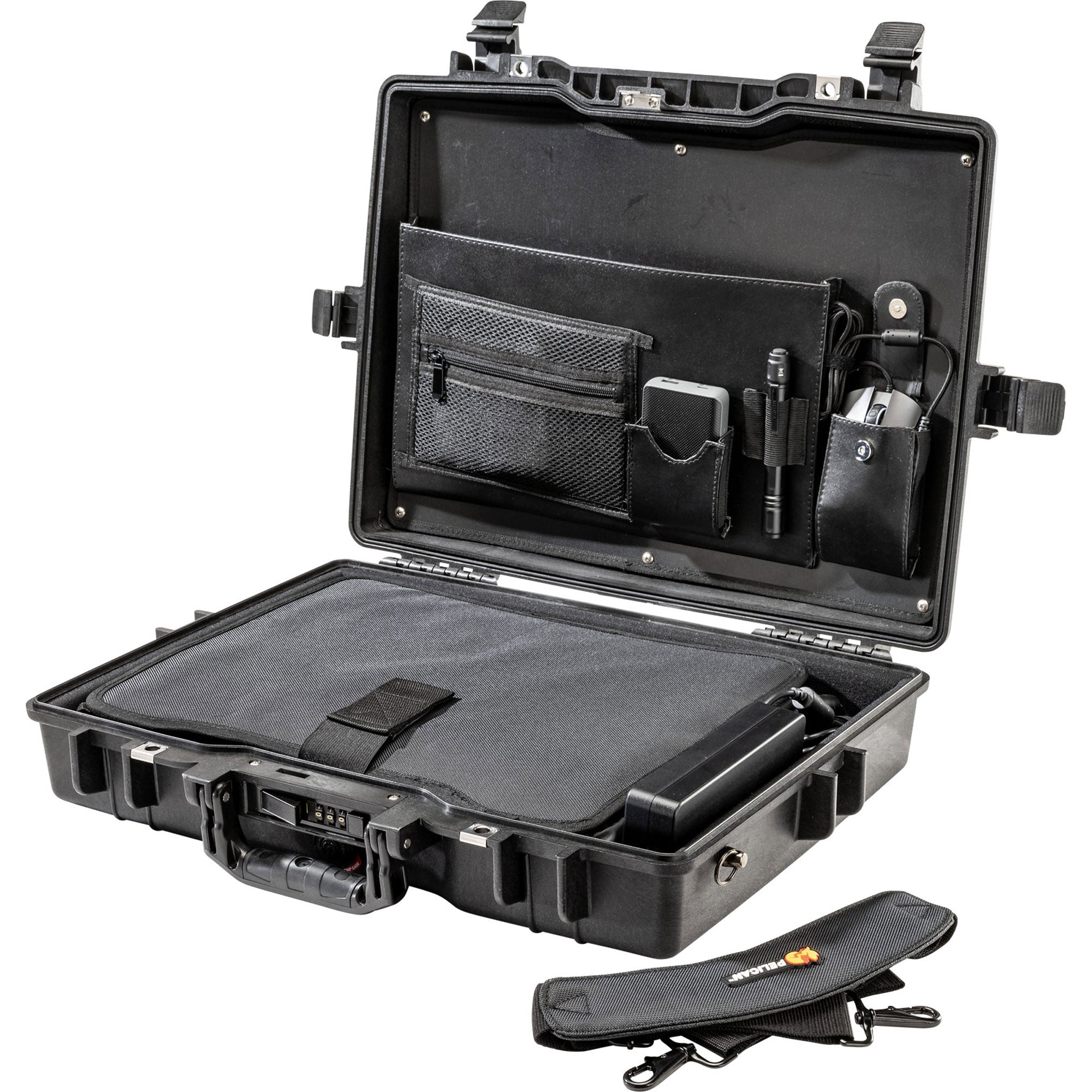 Pelican 1495CC1 Protector Laptop Case with Deluxe Laptop Insert (Black)