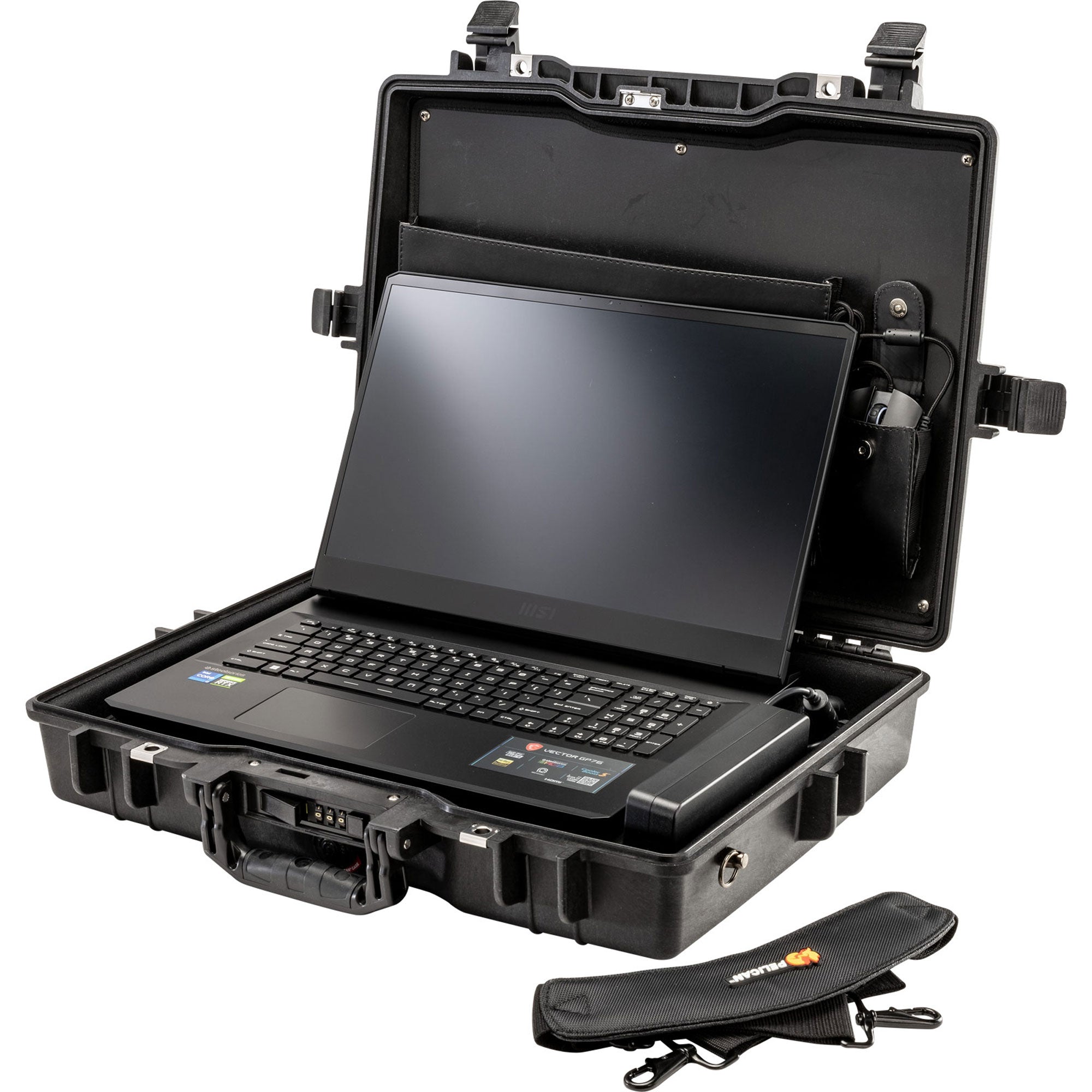 Pelican 1495CC1 Protector Laptop Case with Deluxe Laptop Insert (Black)