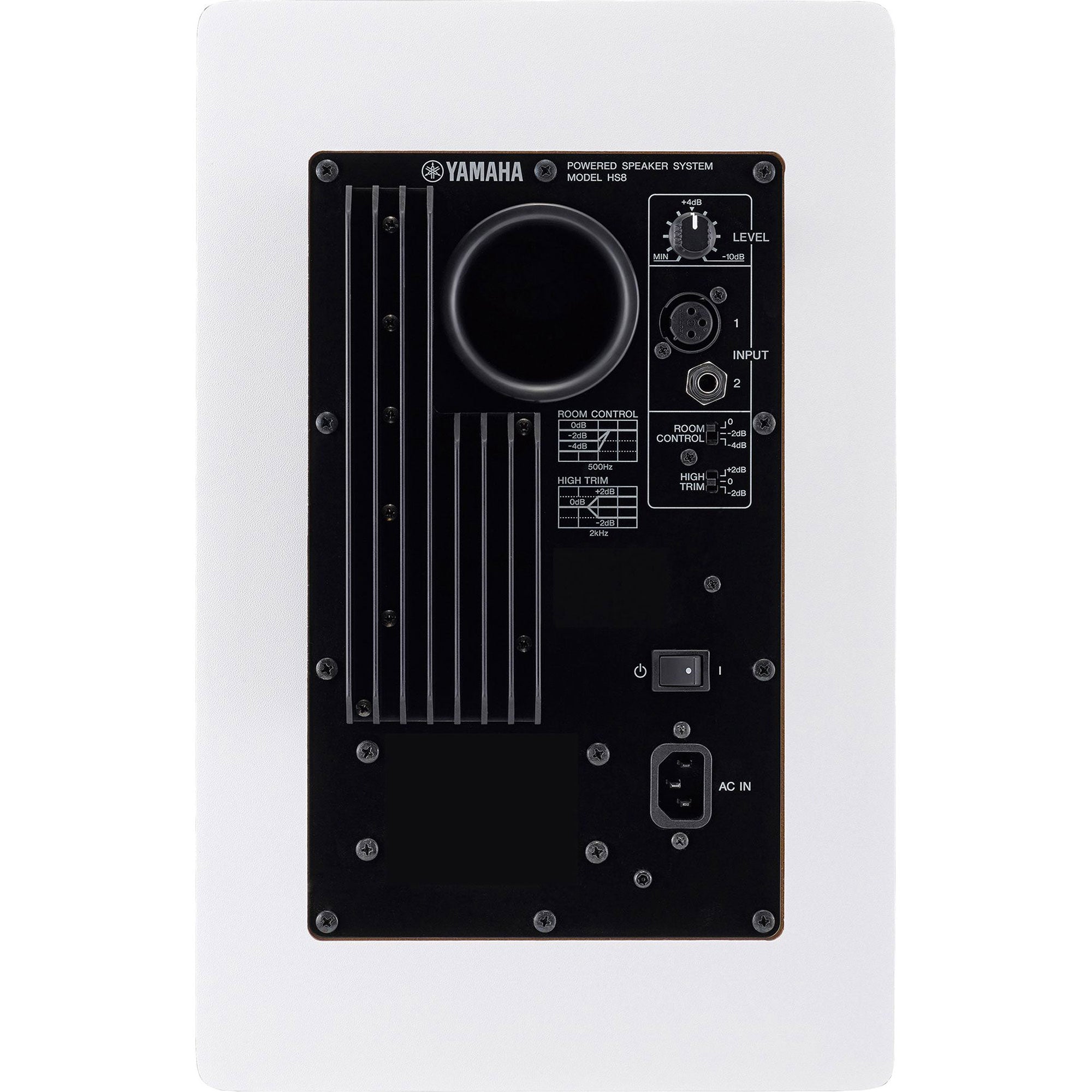 Yamaha HS8 Powered Studio Monitor (Single, White)