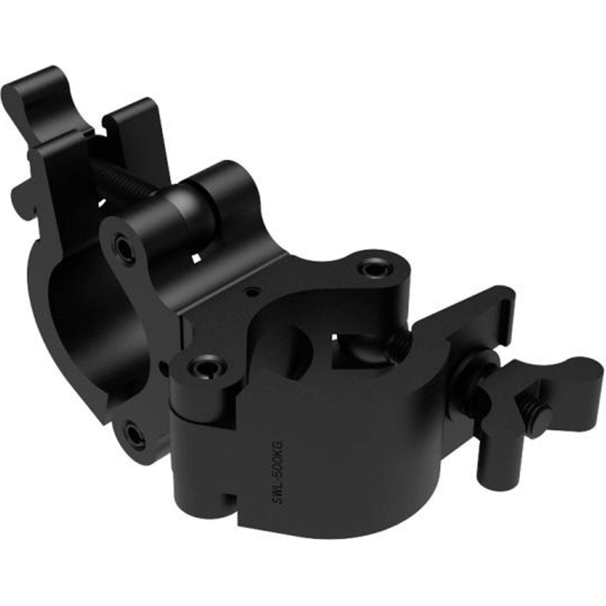 Global Truss Pro Swivel Clamp Heavy-Duty Dual Swivel Clamp for 50mm Tubing (Black)