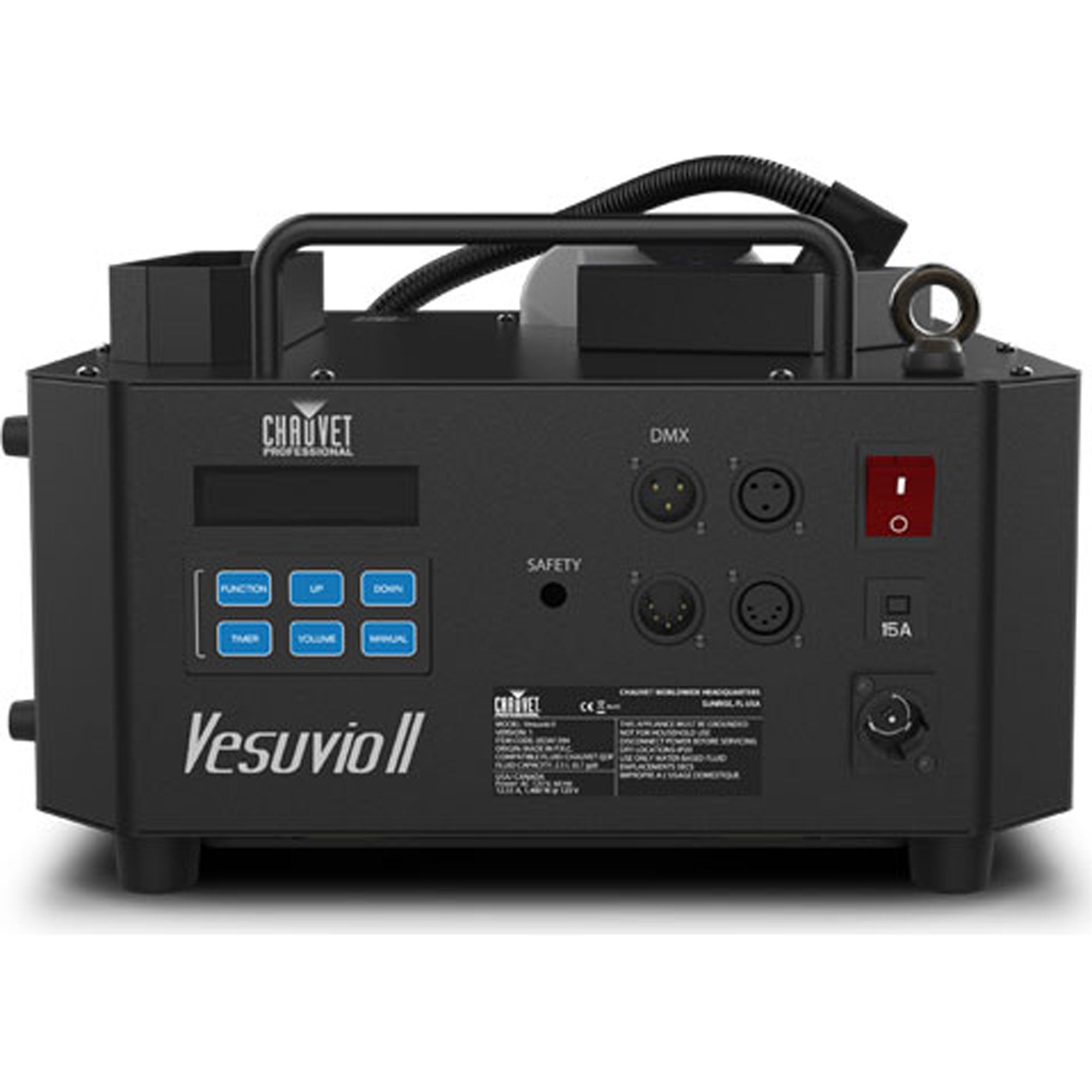 Chauvet Professional Vesuvio II RGBA+UV LED Illuminated Fog Machine