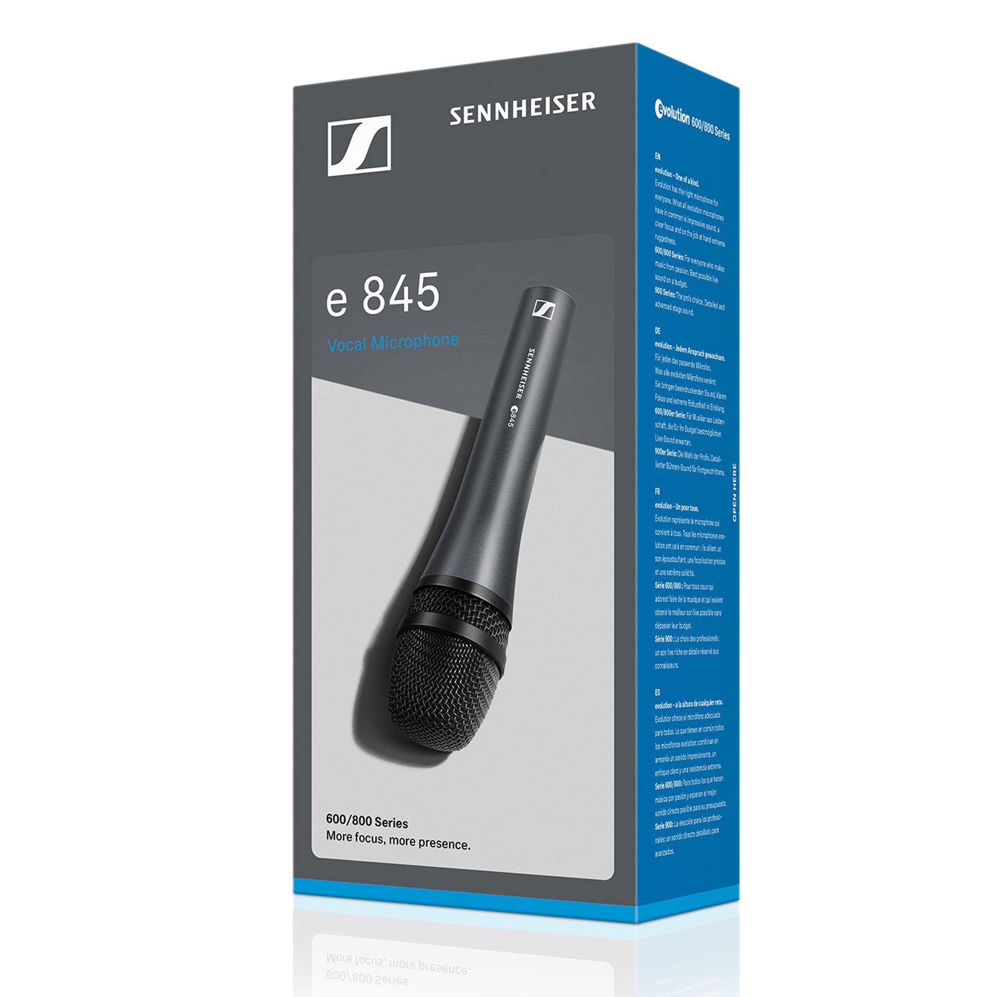 Sennheiser e 845 Handheld Supercardioid Dynamic Vocal Microphone