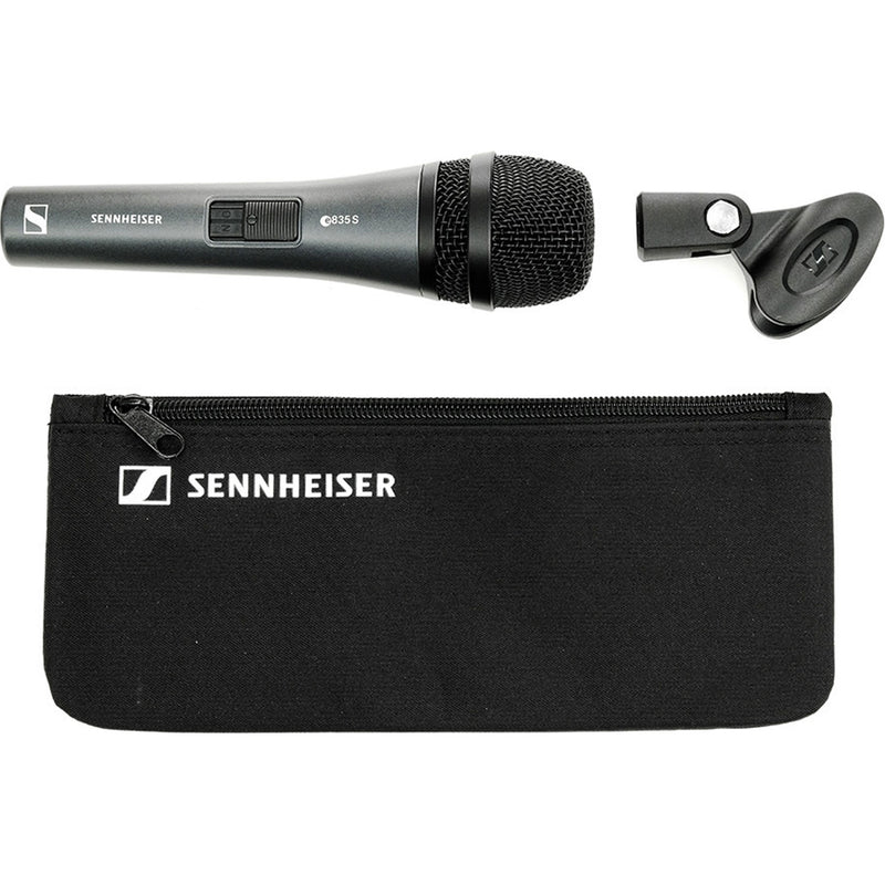 Sennheiser e 835-S Stage Bundle Kit with Microphone, Tripod Boom Stand and 20' Cable