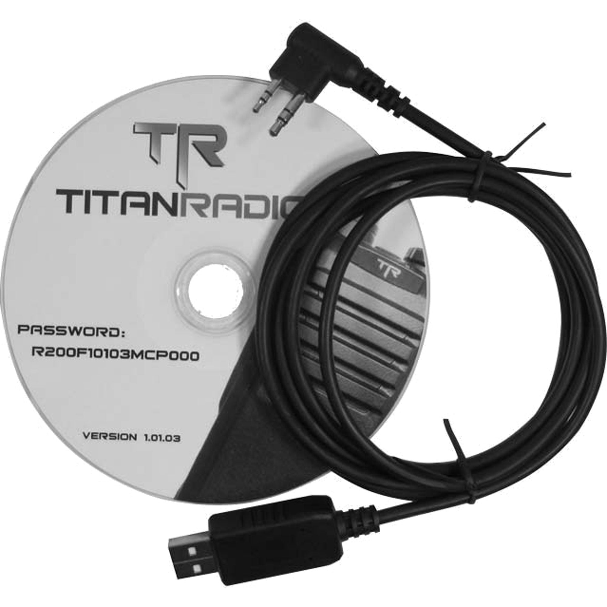 Titan Radio TR4PC Programming Cable for TR4X, TR2X and TR400