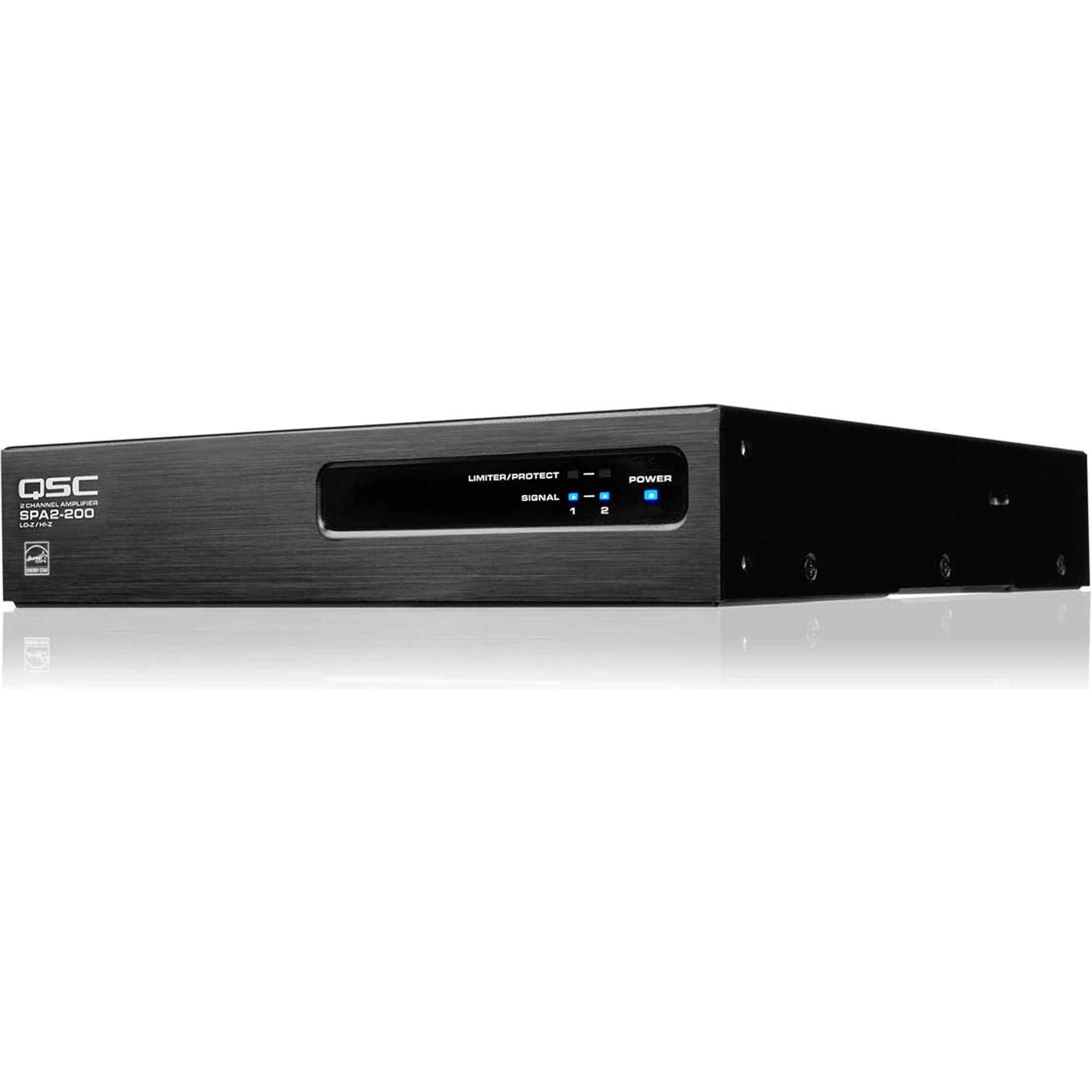 QSC SPA2-200 Energy Star 2-Channel Power Amplifier (200W)