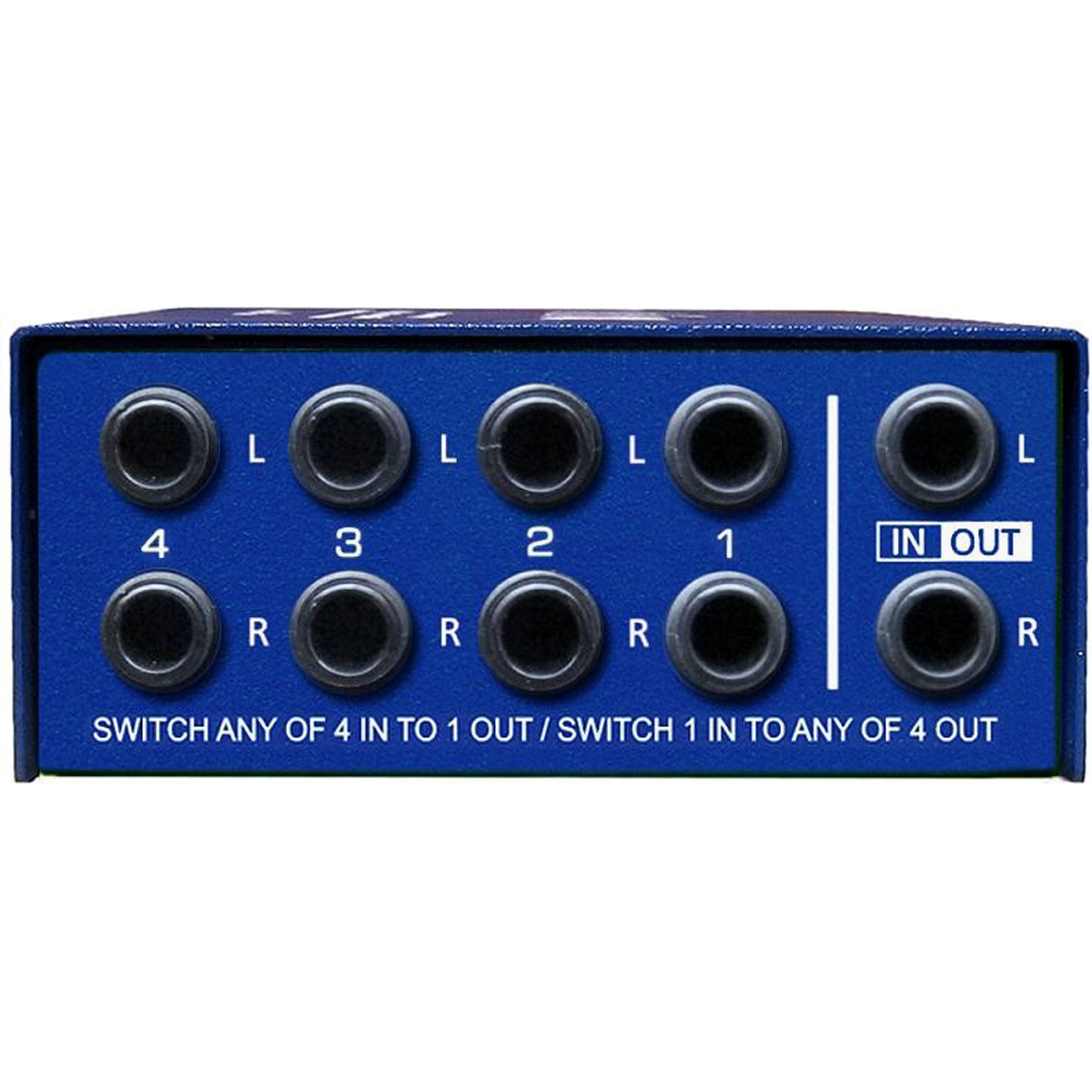 ARX QS-1 Q Switch Quad Channel 4x1 or 1x4 Stereo Audio Switcher