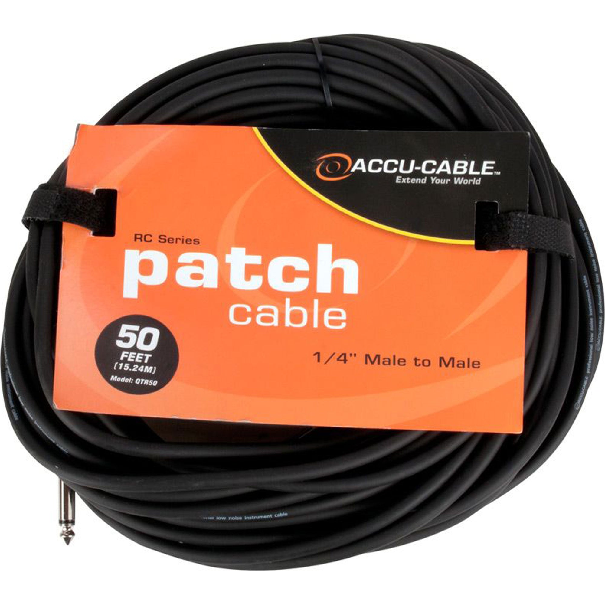 American DJ Accu-Cable QTR50 1/4" Instrument Cable (50')